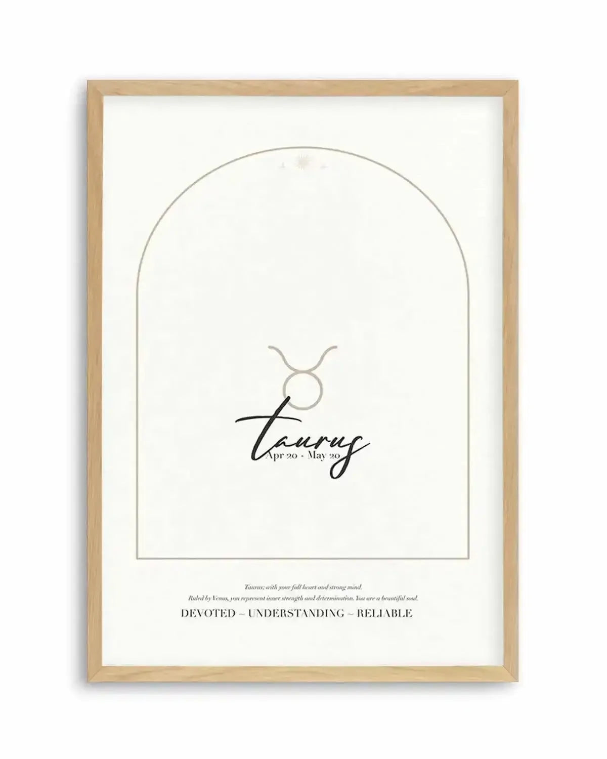Taurus Star Sign Art Print from Olive et Oriel where you can shop wallpaper and artworks online