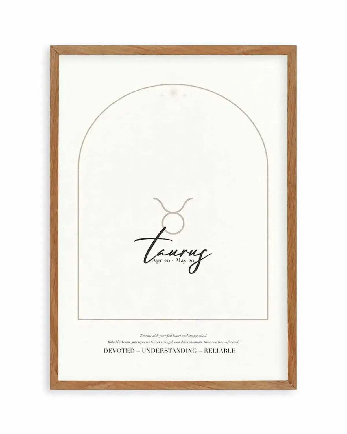 Taurus Star Sign Art Print from Olive et Oriel where you can shop wallpaper and artworks online