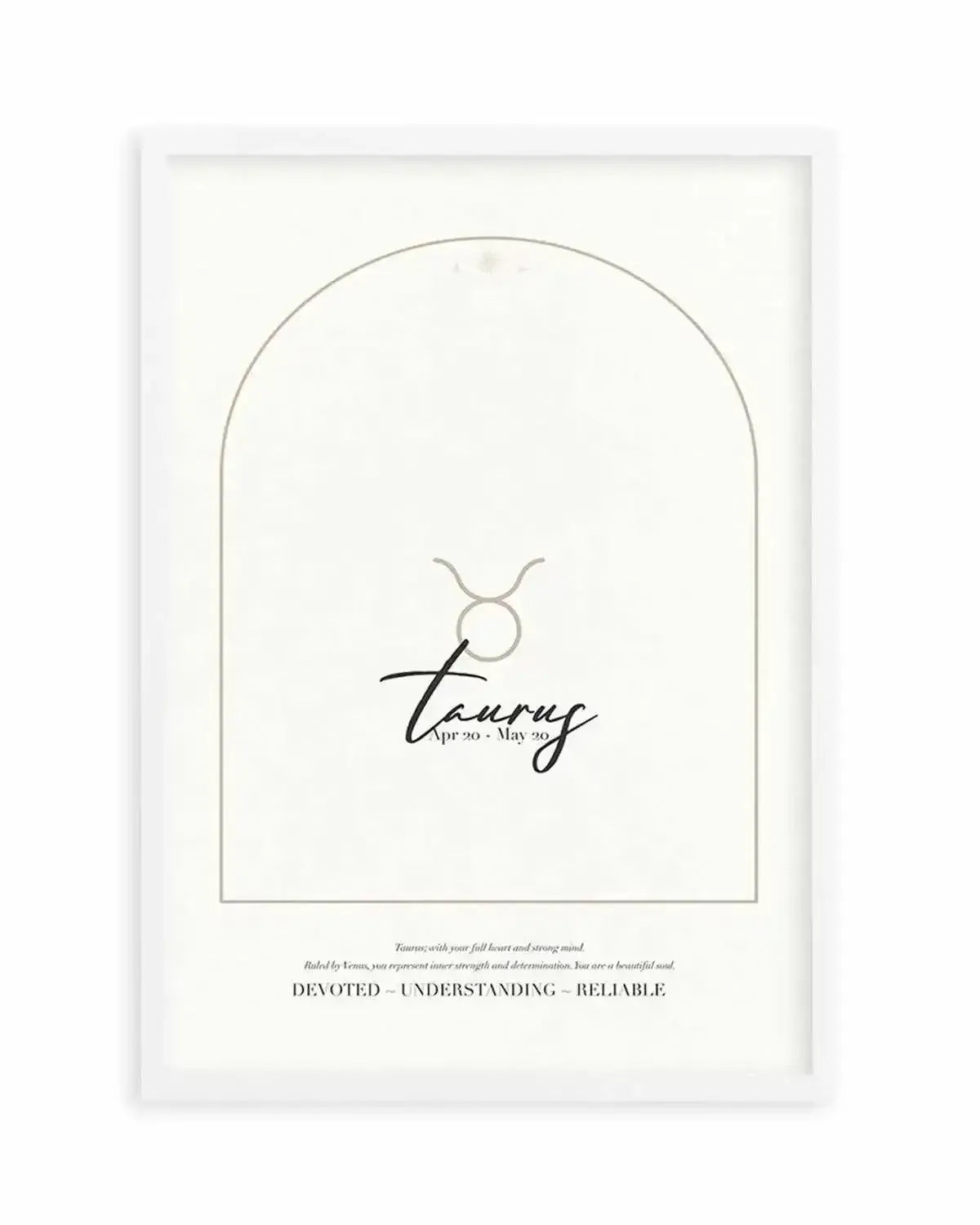 Taurus Star Sign Art Print from Olive et Oriel where you can shop wallpaper and artworks online