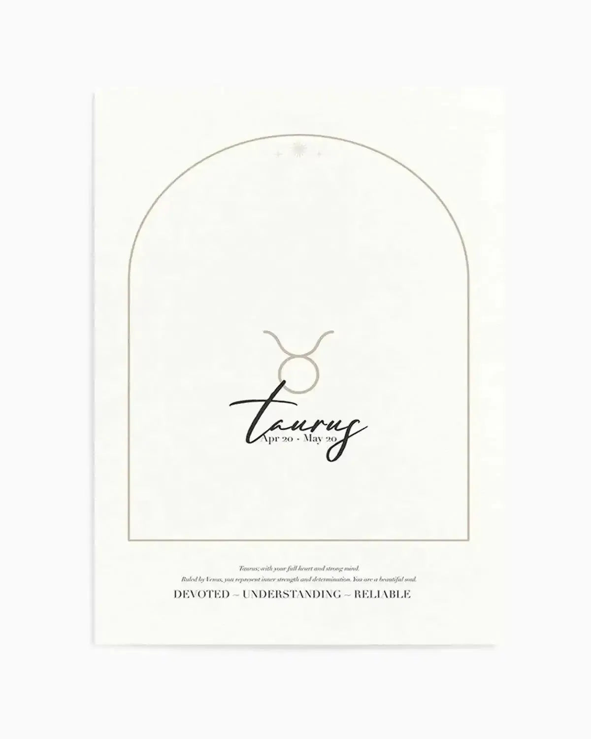 Taurus Star Sign Art Print from Olive et Oriel where you can shop wallpaper and artworks online