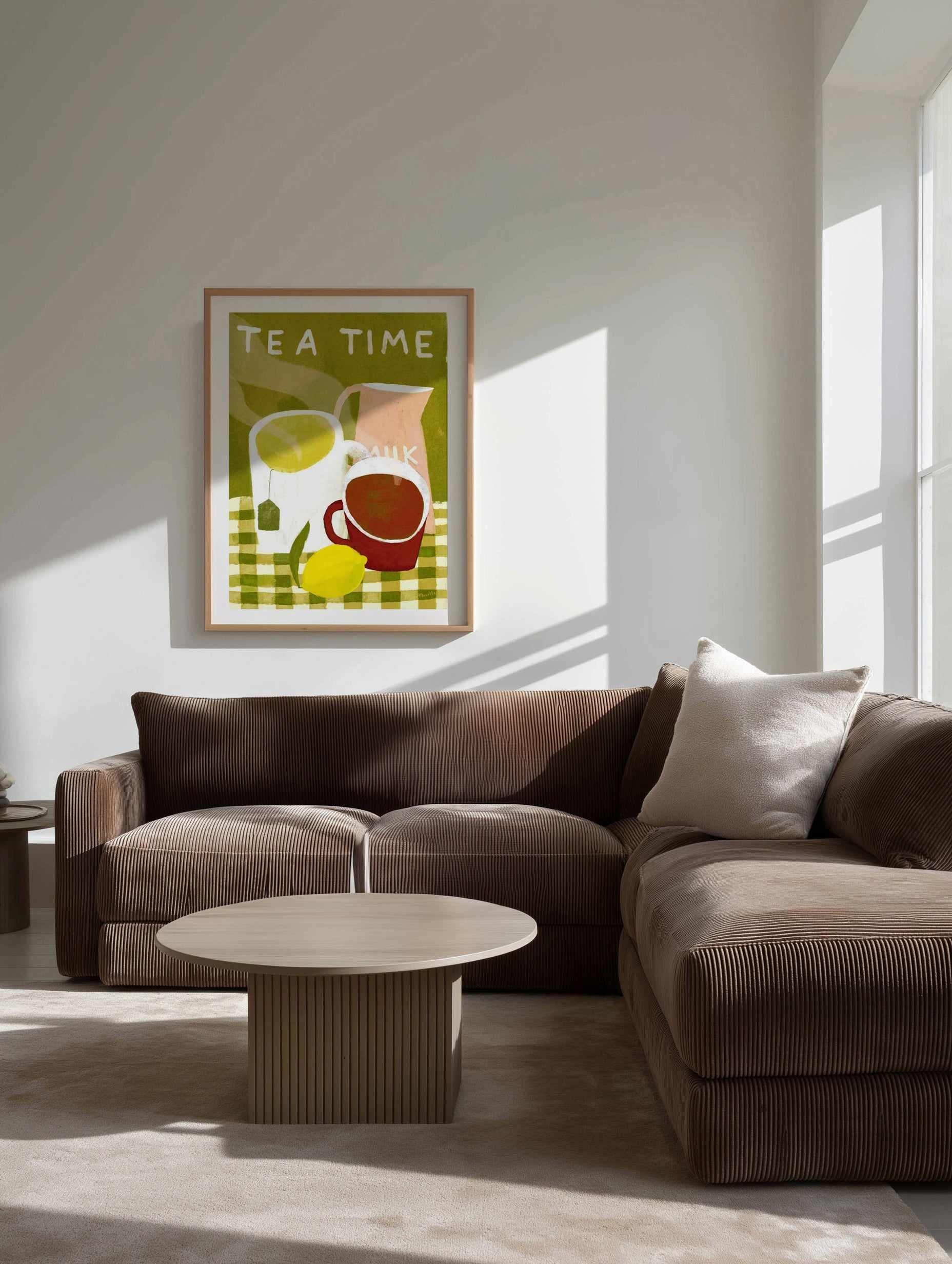 Tea Time by Marco Marella | Art Print from Olive et Oriel where you can shop wallpaper and artworks online