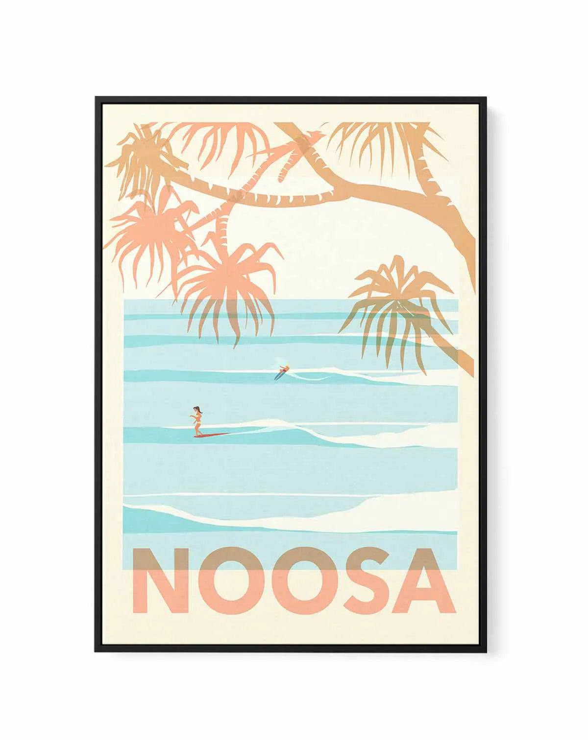 Tea Tree Days, Noosa | Framed Canvas Art Print from Olive et Oriel where you can shop wallpaper and artworks online
