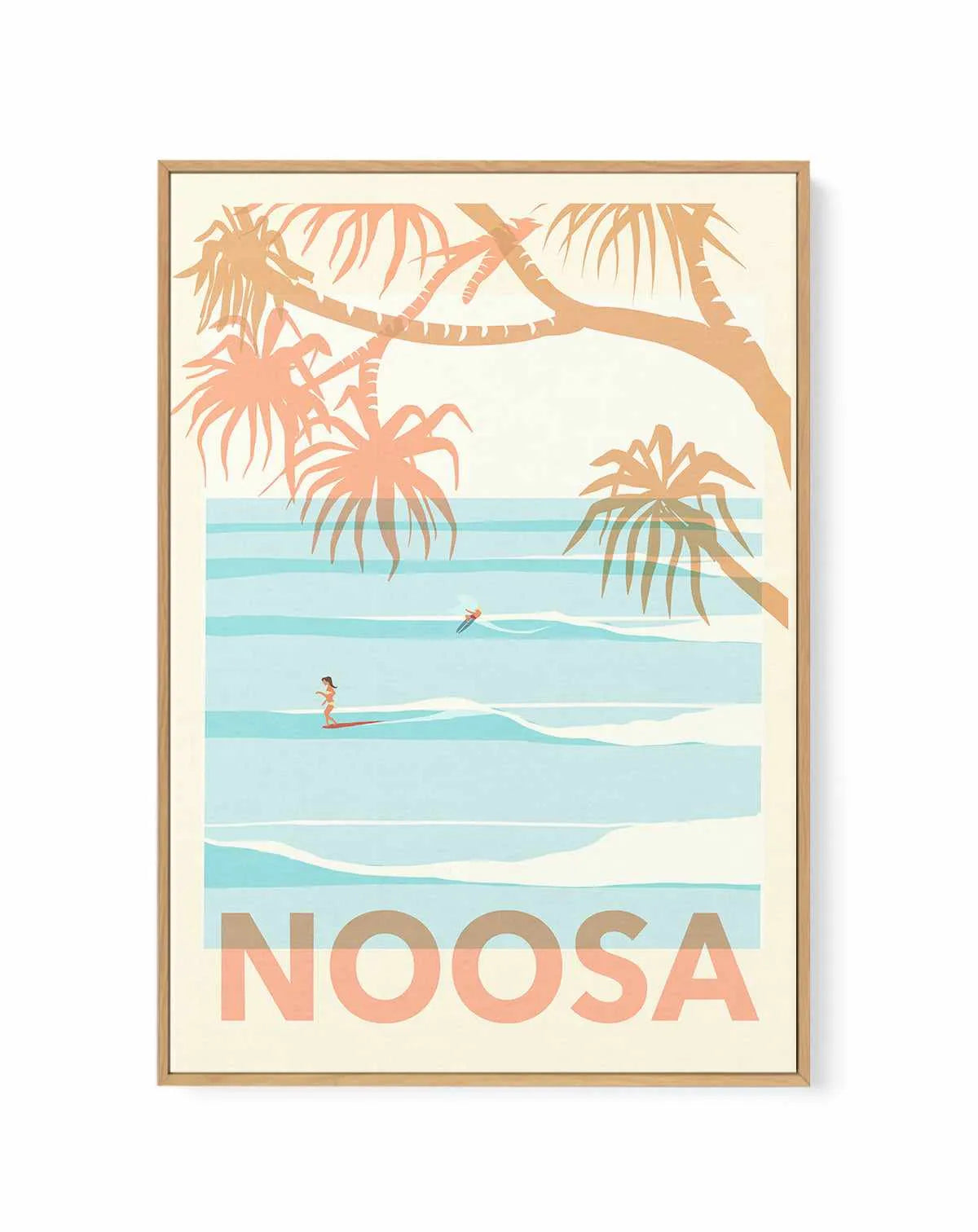 Tea Tree Days, Noosa | Framed Canvas Art Print from Olive et Oriel where you can shop wallpaper and artworks online