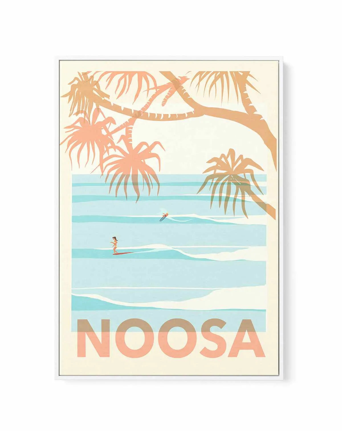 Tea Tree Days, Noosa | Framed Canvas Art Print from Olive et Oriel where you can shop wallpaper and artworks online