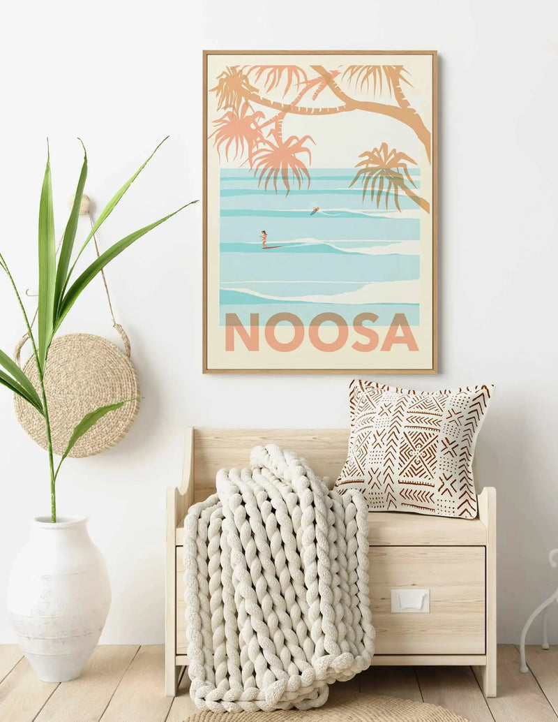 Tea Tree Days, Noosa | Framed Canvas Art Print from Olive et Oriel where you can shop wallpaper and artworks online