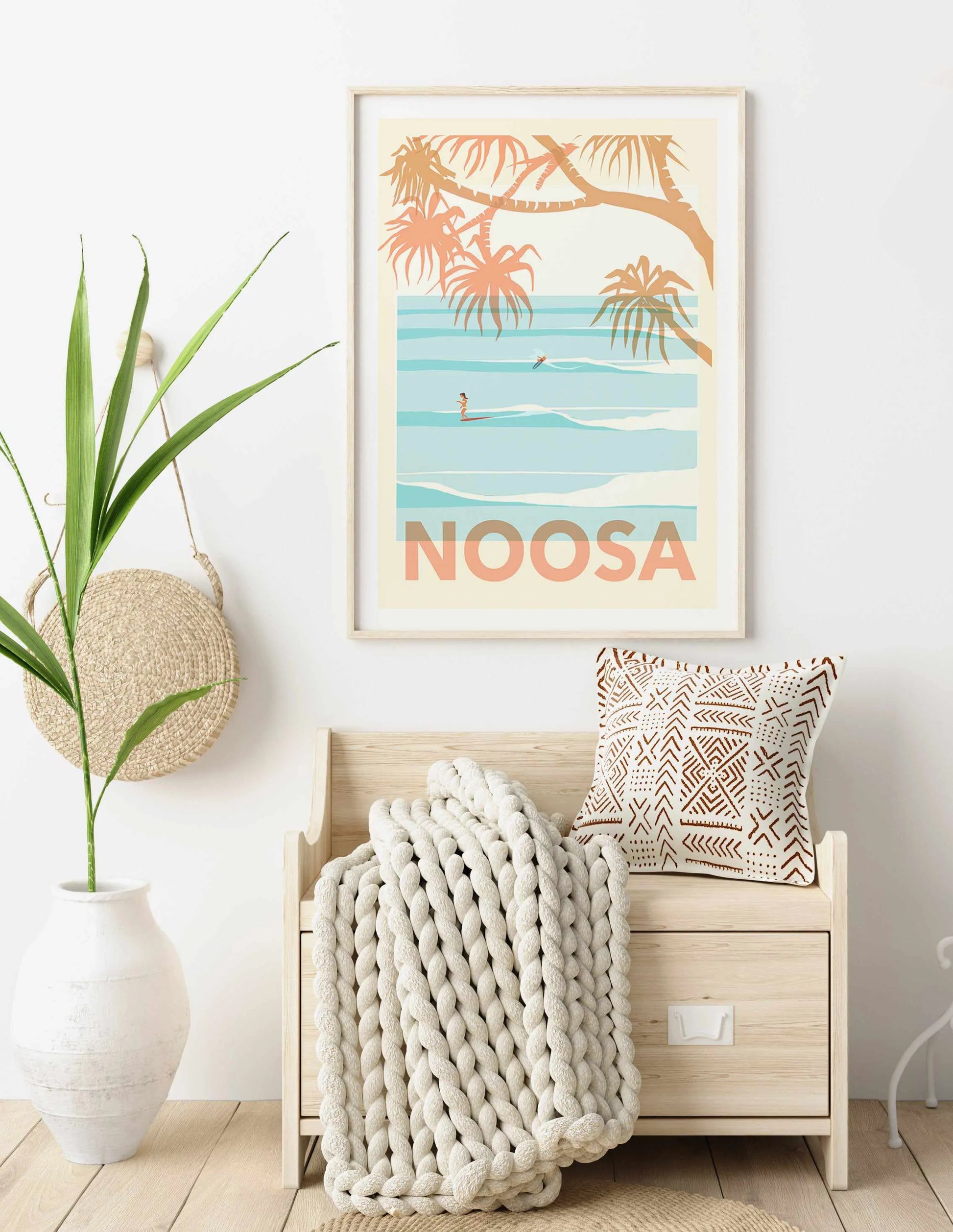 Tea Tree Days, Noosa Art Print from Olive et Oriel where you can shop wallpaper and artworks online