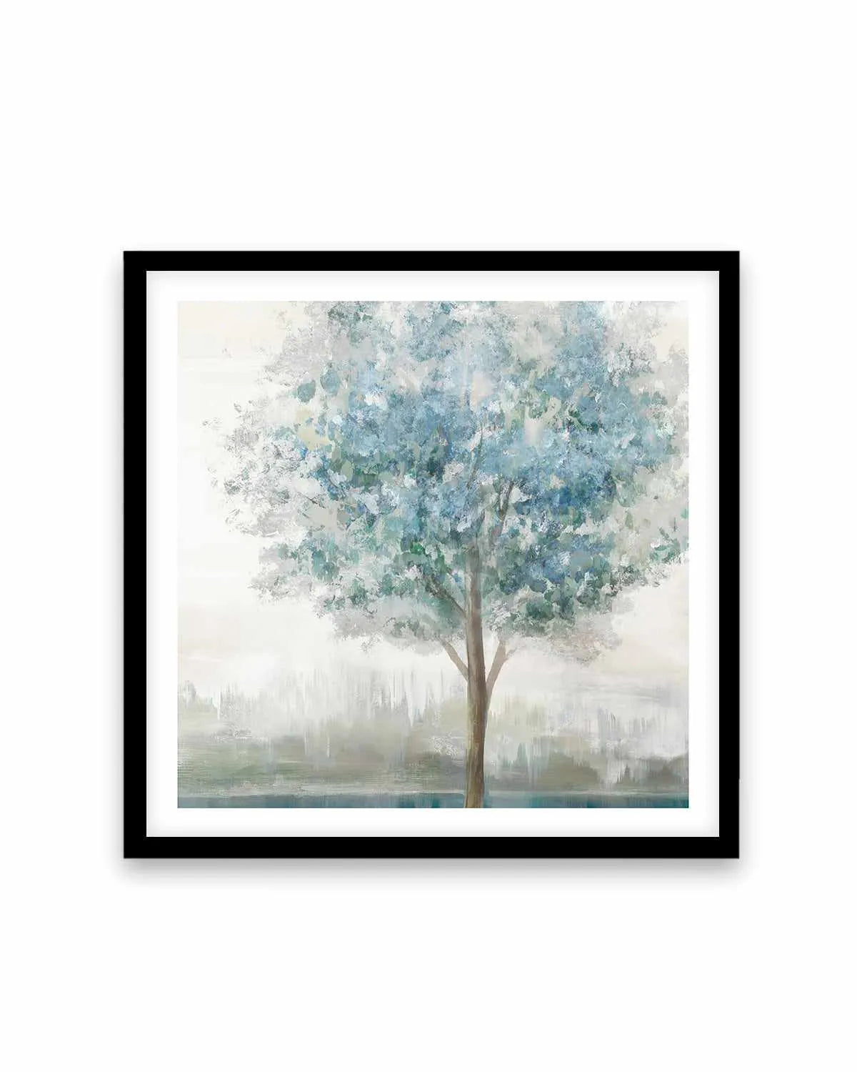 Teal Secret Garden Art Print from Olive et Oriel where you can shop wallpaper and artworks online