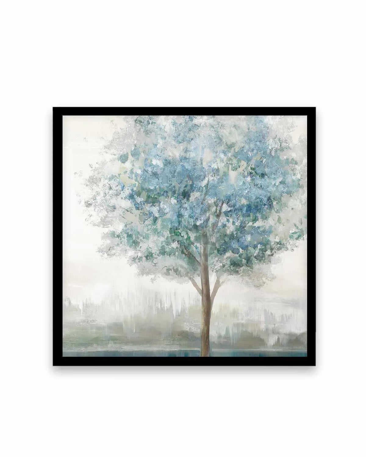 Teal Secret Garden Art Print from Olive et Oriel where you can shop wallpaper and artworks online
