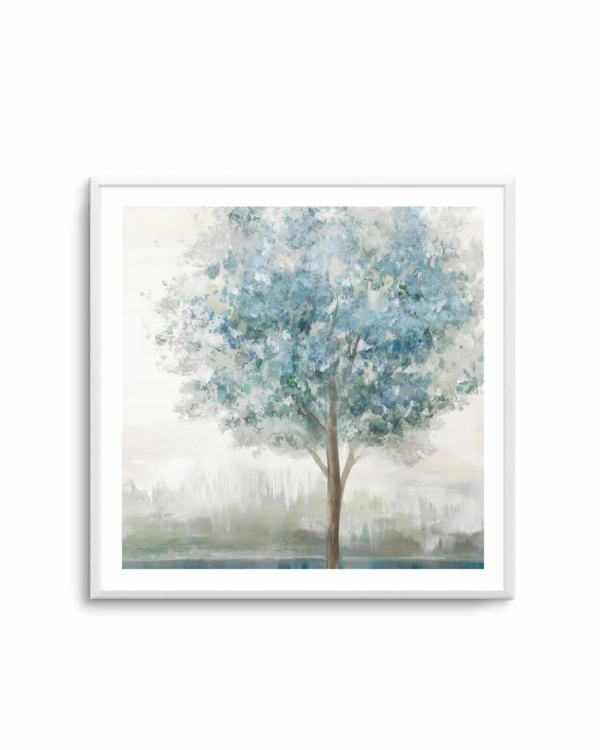 Teal Secret Garden Art Print from Olive et Oriel where you can shop wallpaper and artworks online