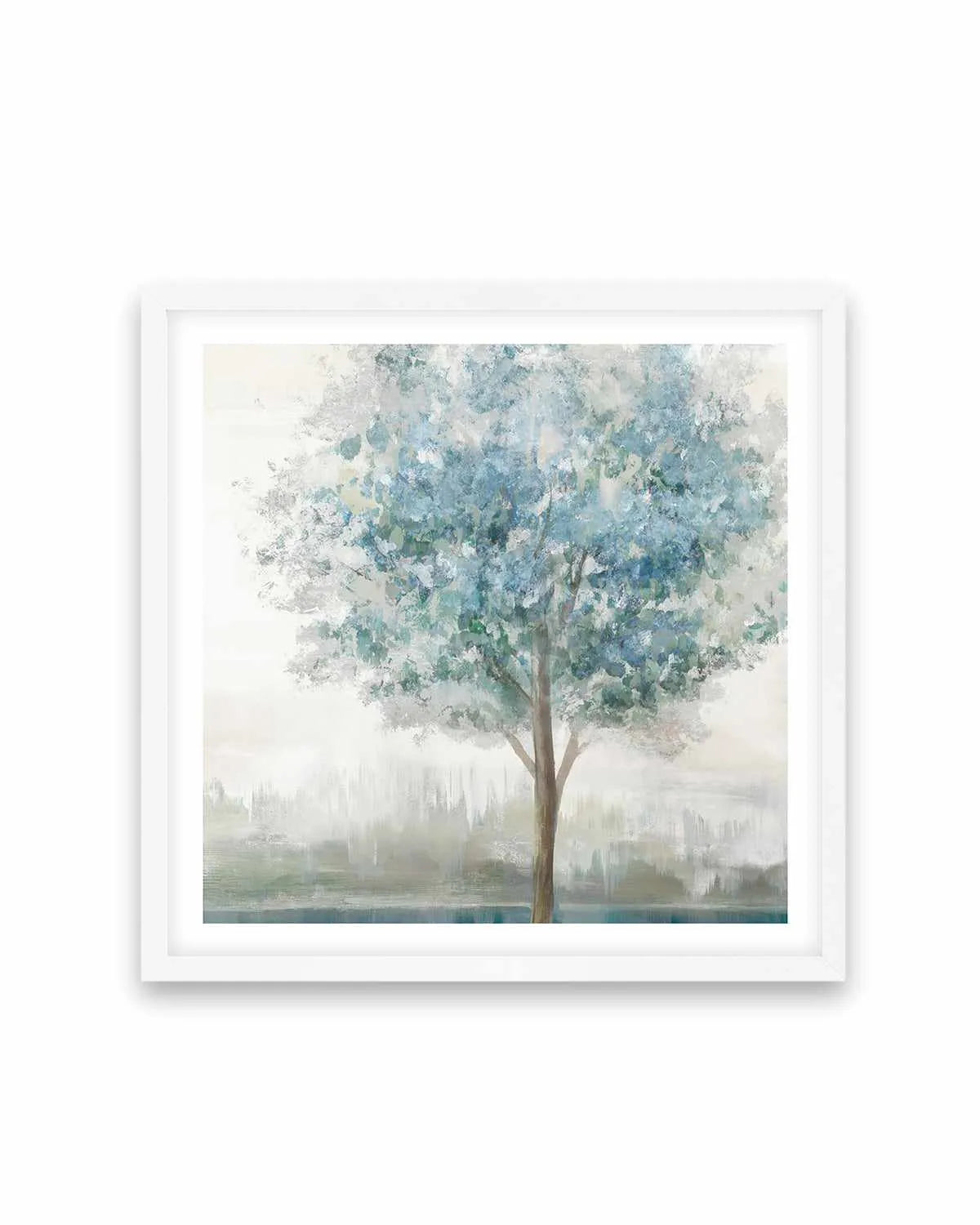 Teal Secret Garden Art Print from Olive et Oriel where you can shop wallpaper and artworks online