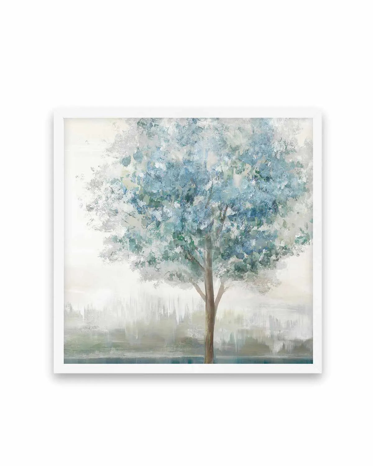 Teal Secret Garden Art Print from Olive et Oriel where you can shop wallpaper and artworks online