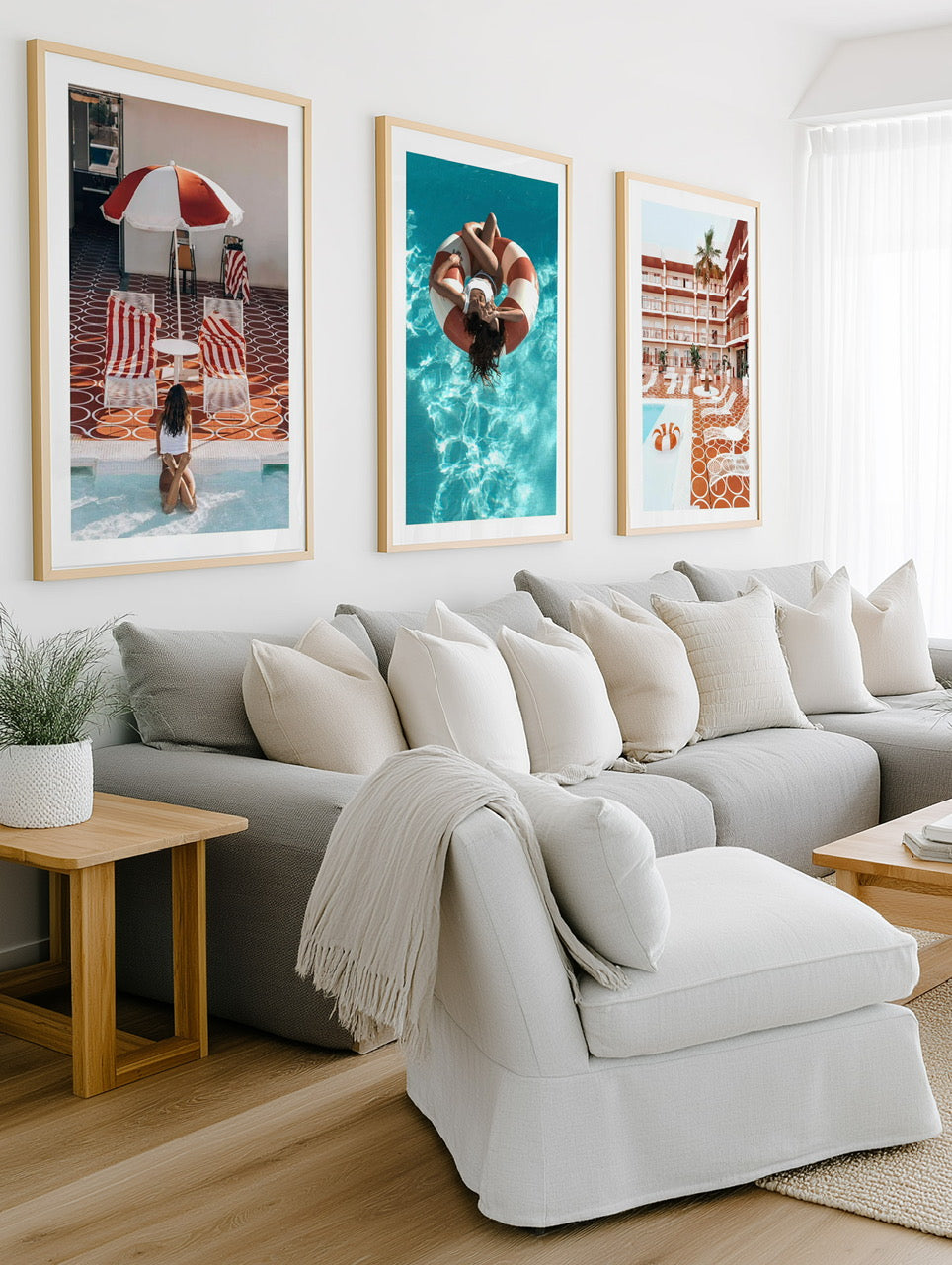 Pool Club by Teigan Geercke | Art Print from Olive et Oriel where you can shop wallpaper and artworks online