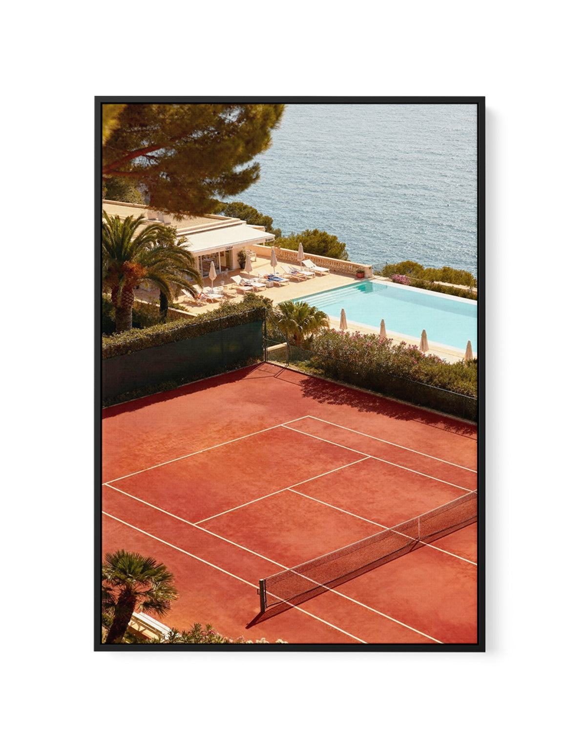 Tennis Club | Framed Canvas Art Print from Olive et Oriel where you can shop wallpaper and artworks online