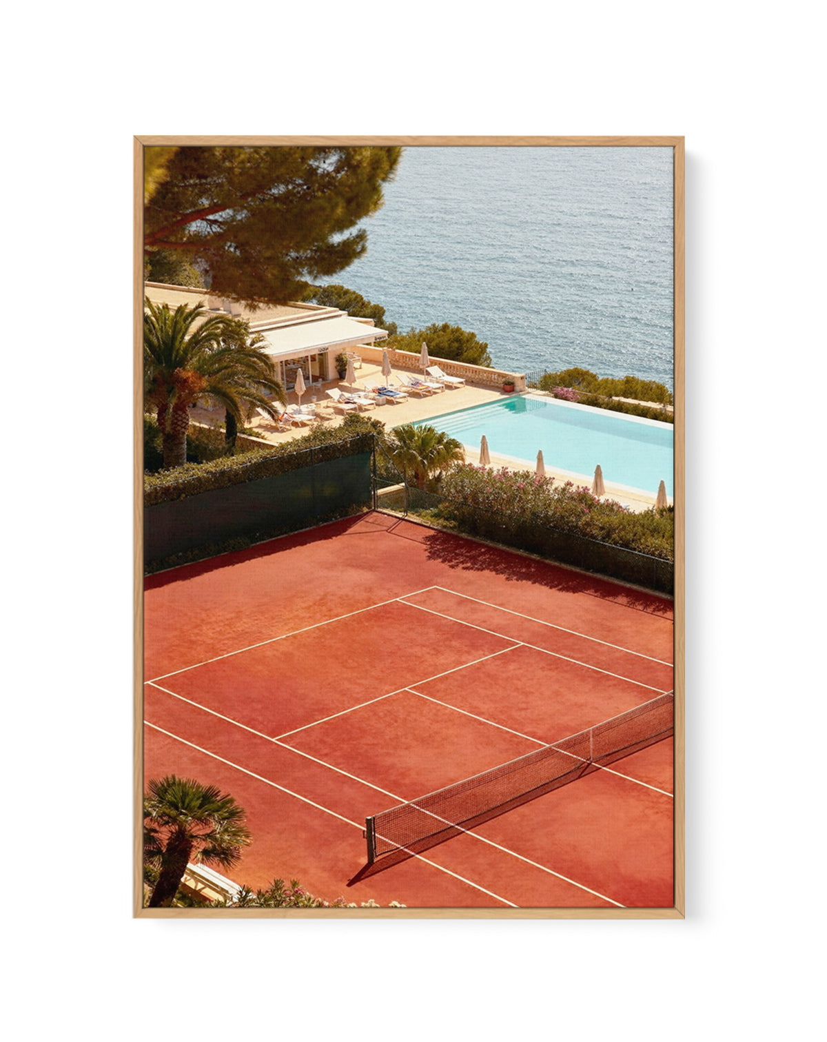 Tennis Club | Framed Canvas Art Print from Olive et Oriel where you can shop wallpaper and artworks online