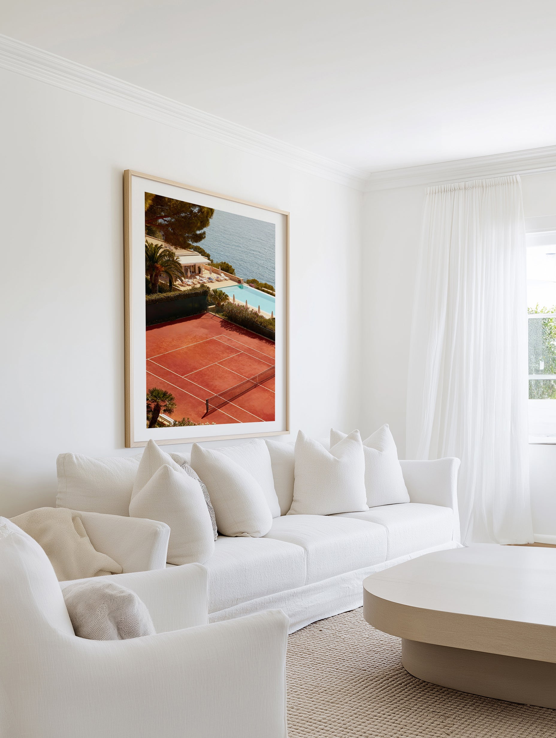 Tennis Club | Art Print from Olive et Oriel where you can shop wallpaper and artworks online