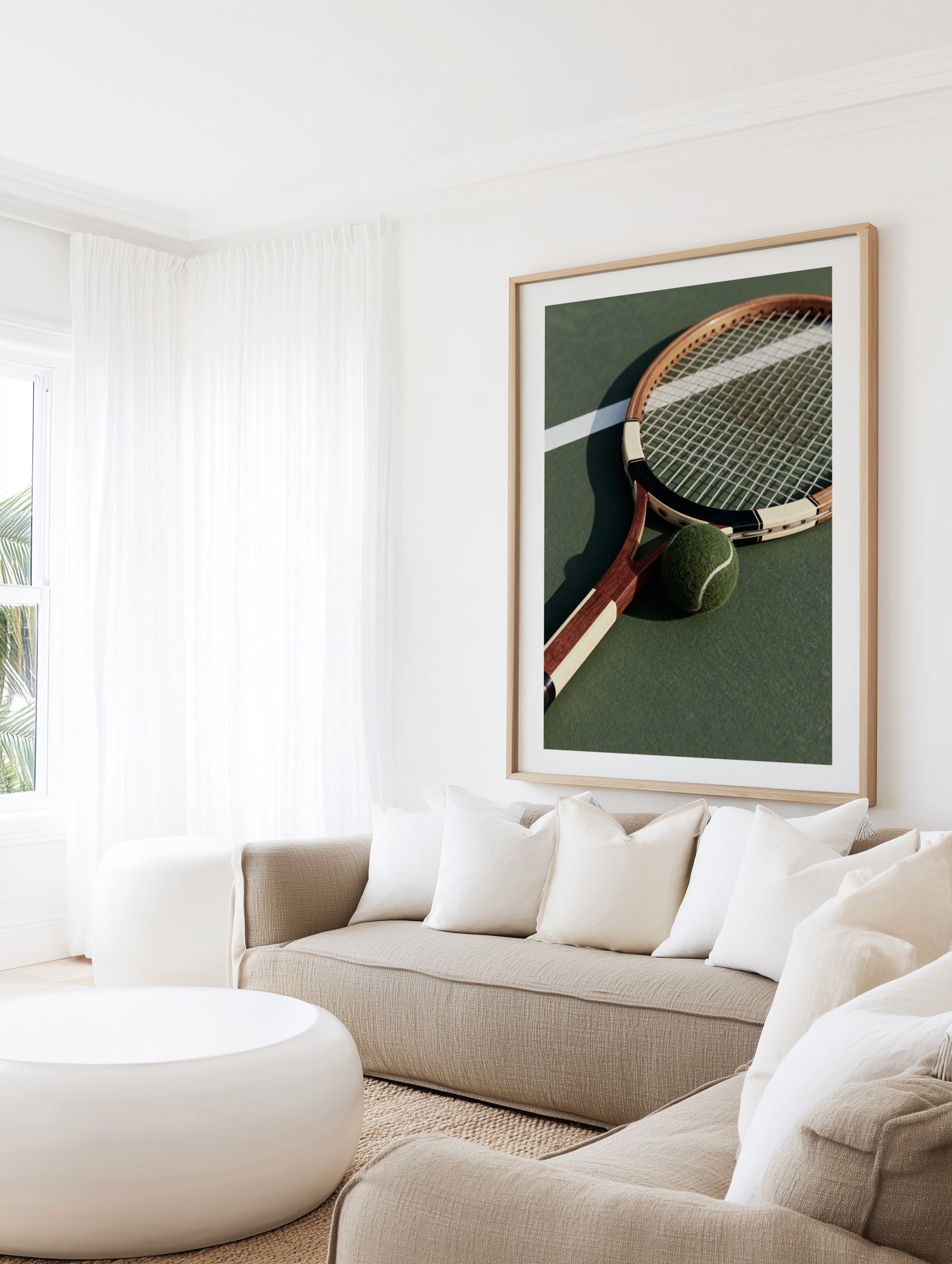 Tennis Club | Art Print from Olive et Oriel where you can shop wallpaper and artworks online