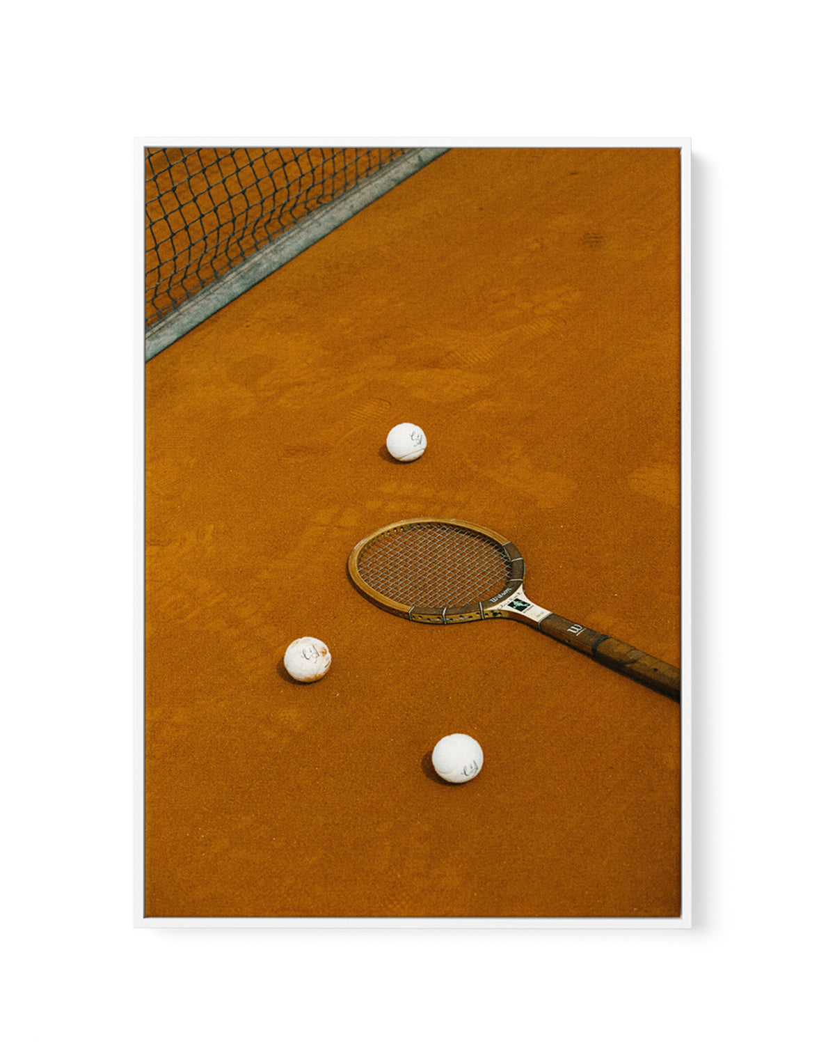 Tennis I by Carson Grzegorczyk | Framed Canvas Wall Art
