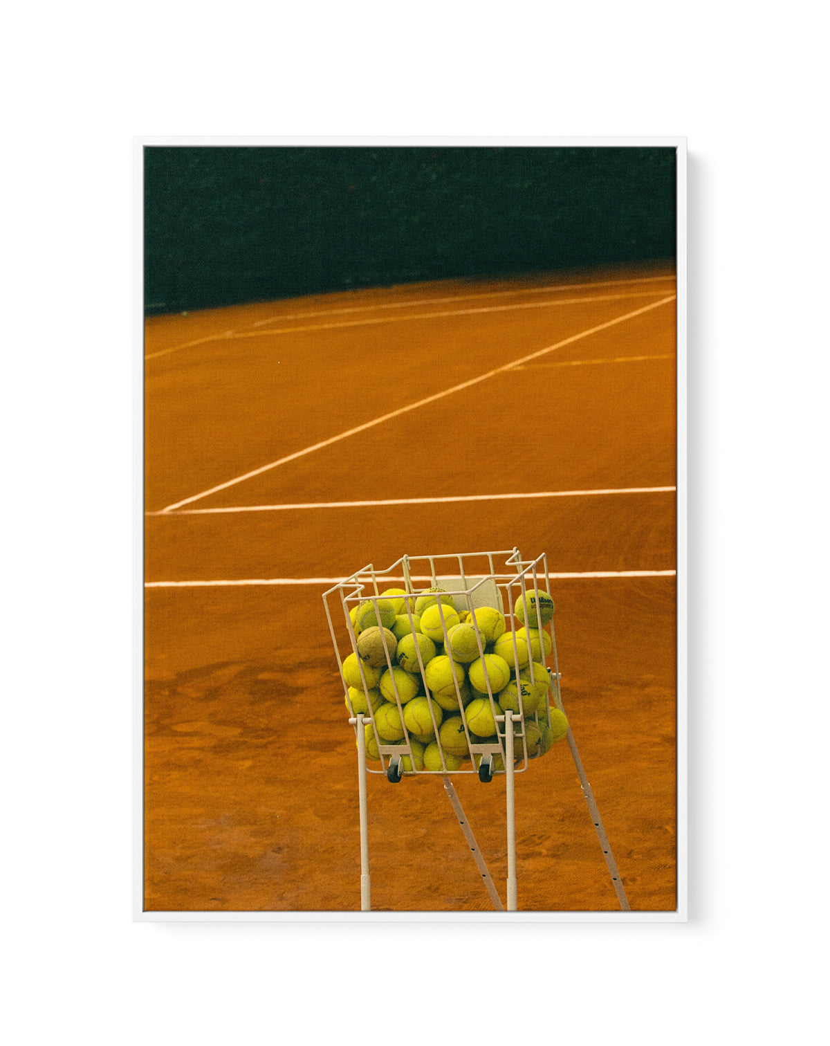Tennis II by Carson Grzegorczyk | Framed Canvas Wall Art
