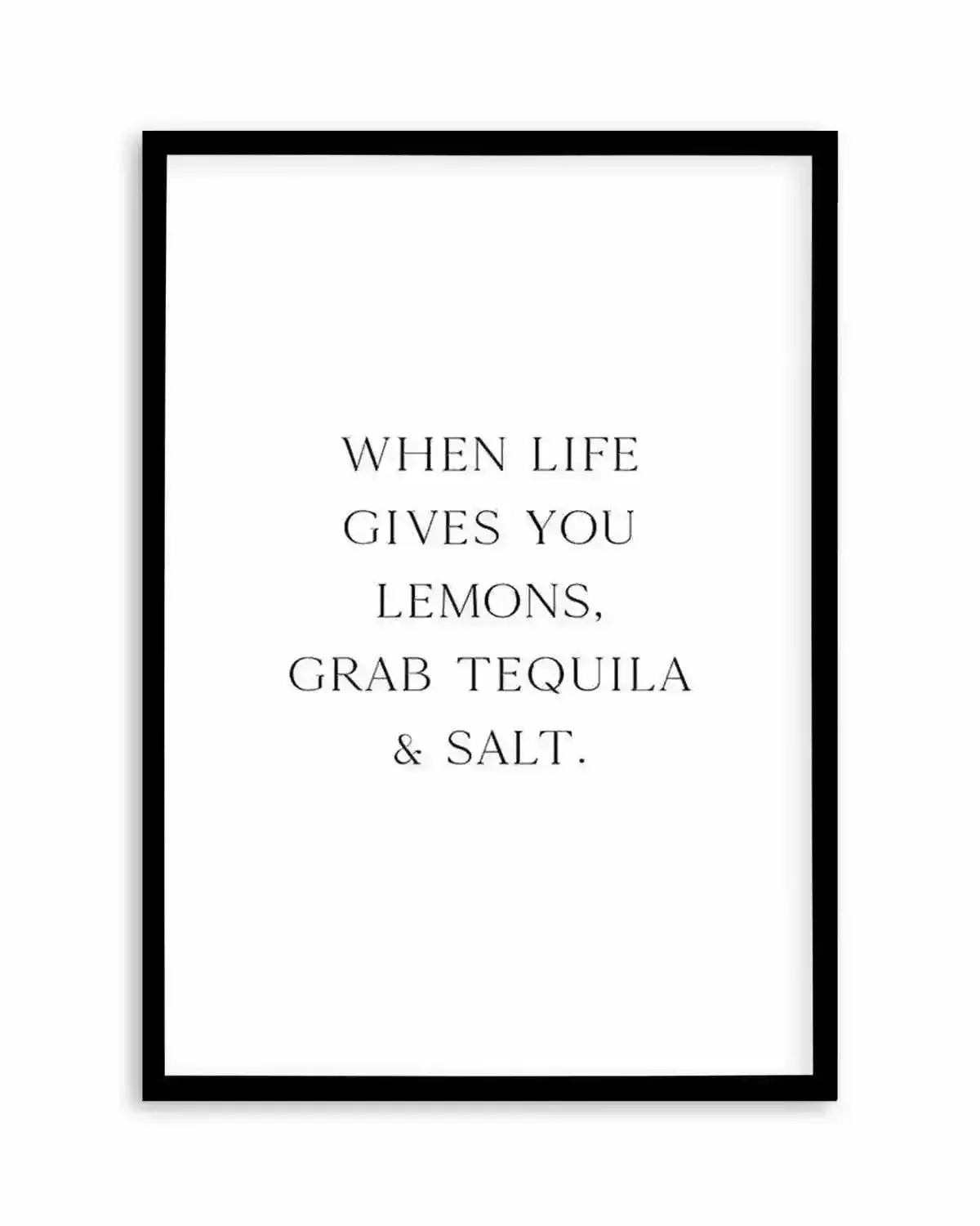 Tequila & Salt Art Print from Olive et Oriel where you can shop wallpaper and artworks online