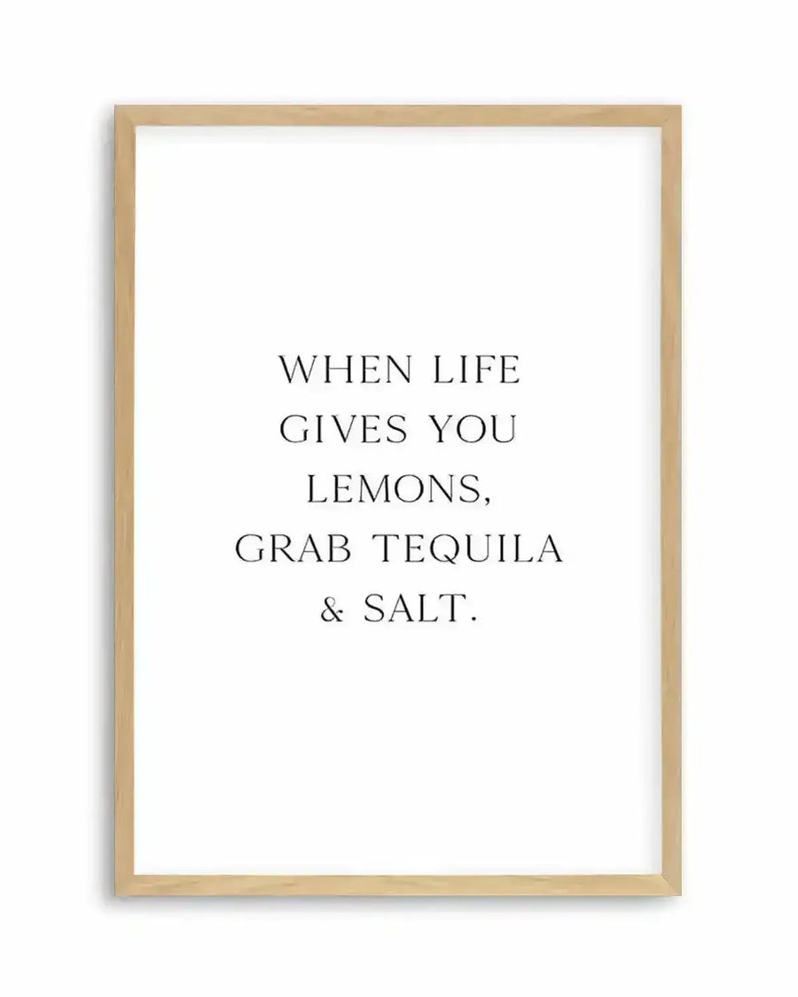 Tequila & Salt Art Print from Olive et Oriel where you can shop wallpaper and artworks online