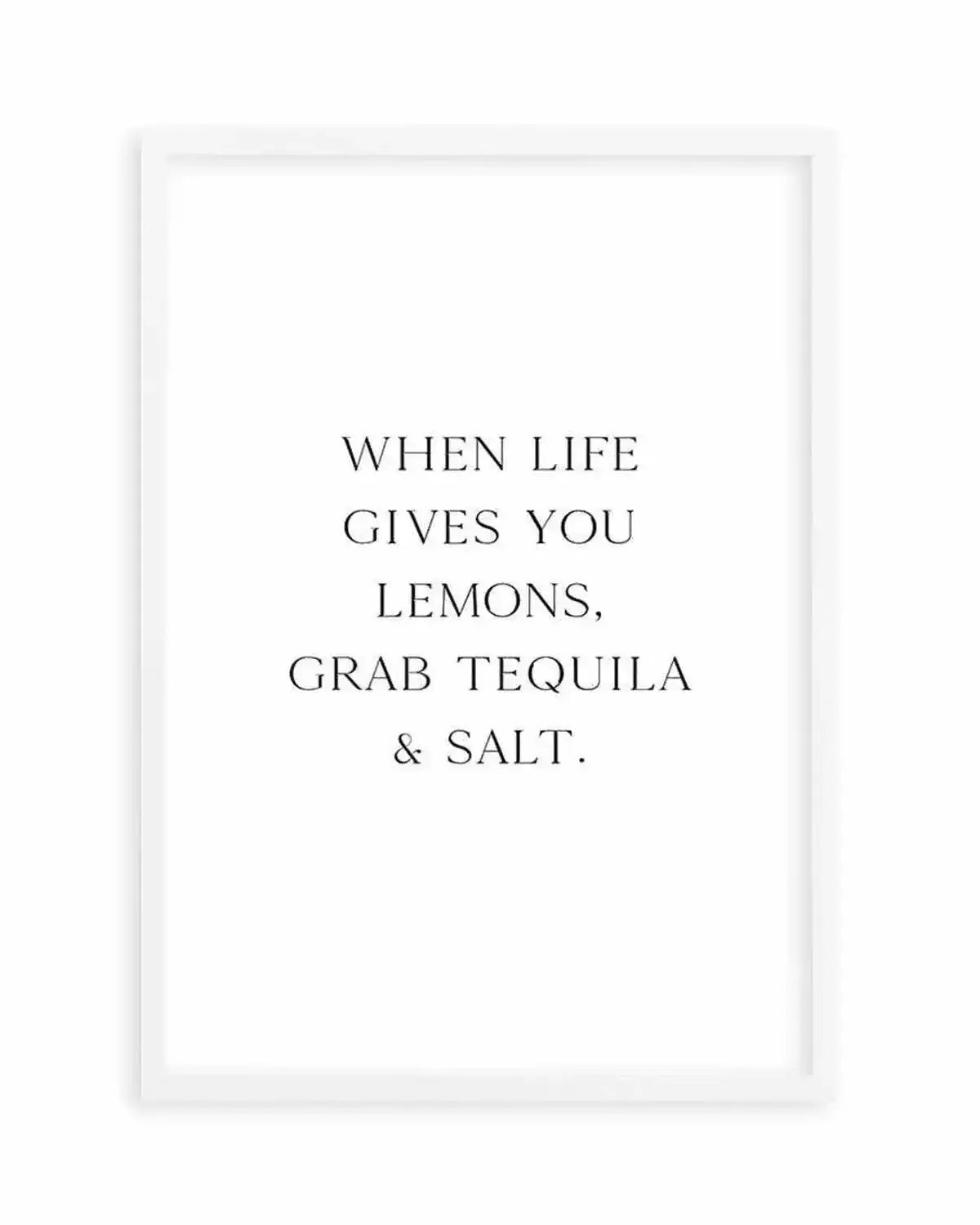 Tequila & Salt Art Print from Olive et Oriel where you can shop wallpaper and artworks online