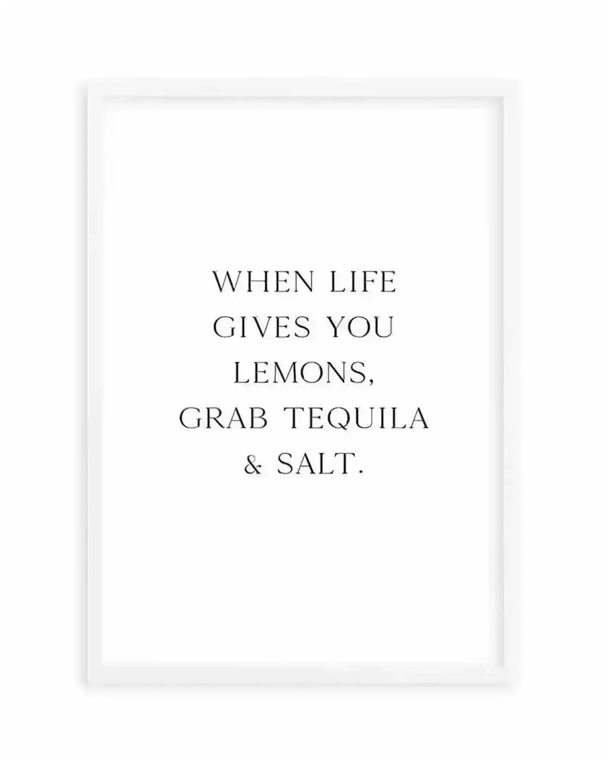 Tequila & Salt Art Print from Olive et Oriel where you can shop wallpaper and artworks online