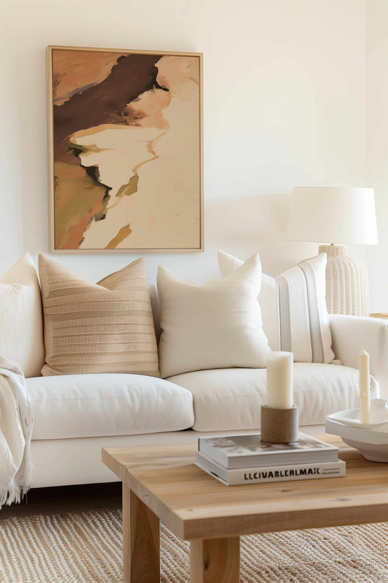 Terra Fusion III | Framed Canvas Art Print from Olive et Oriel where you can shop wallpaper and artworks online