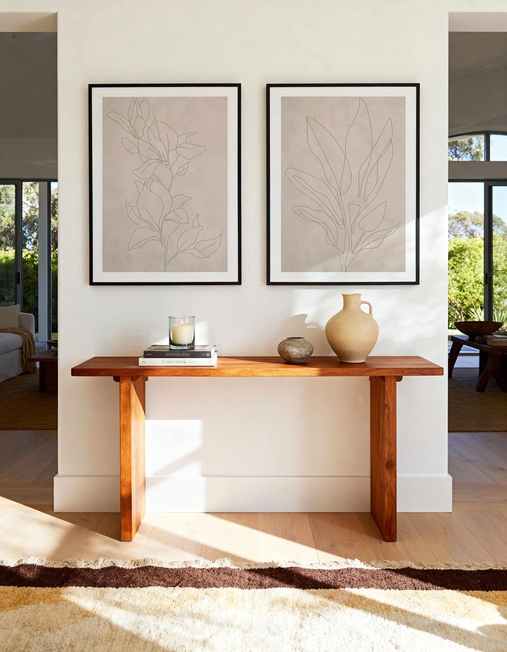 Terra Botanica I & II Art Print Set of 2 | Matching Wall Art from Olive et Oriel where you can shop wallpaper and artworks online