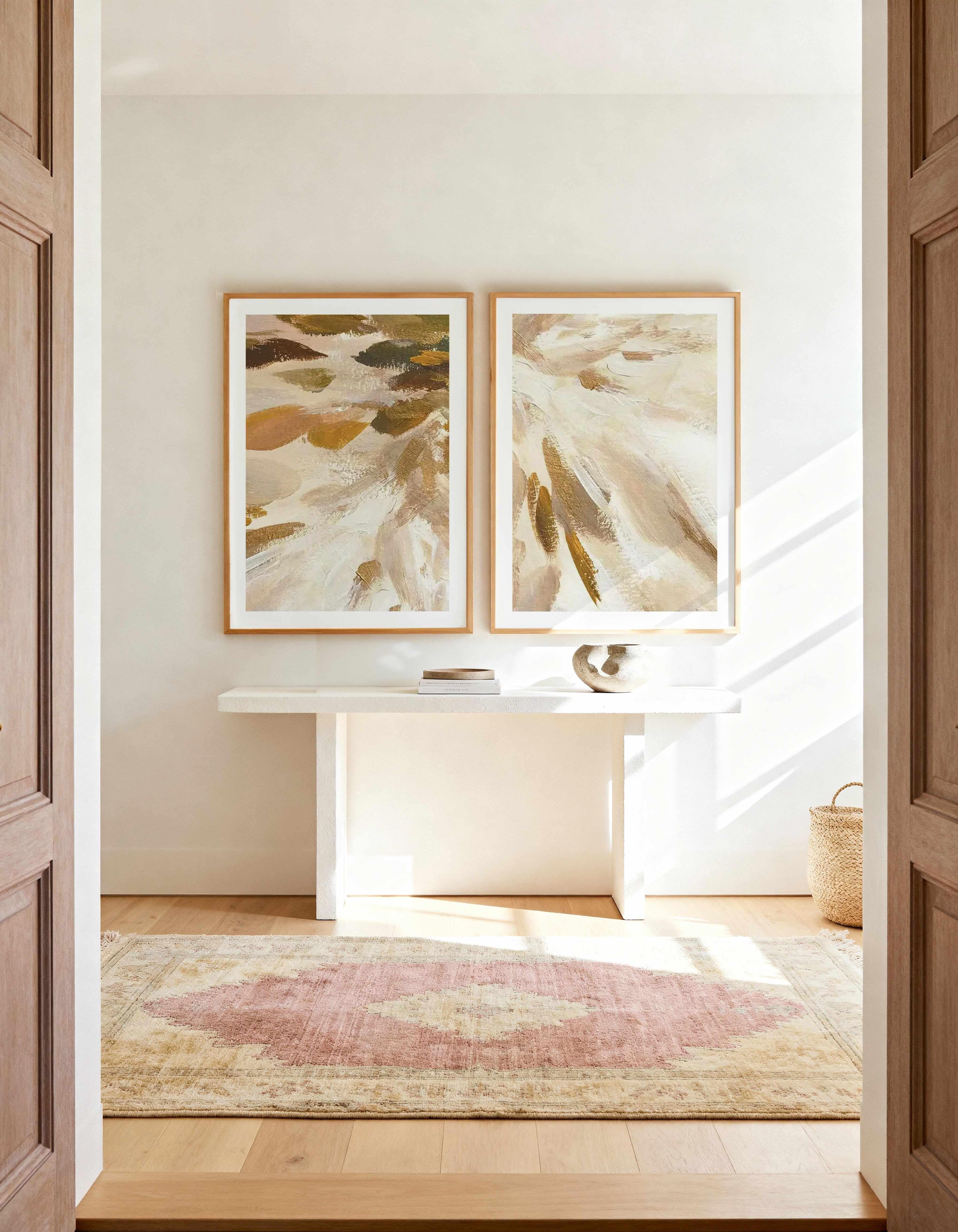 Terra Luxe II & V Art Print Set of 2 | Matching Wall Art from Olive et Oriel where you can shop wallpaper and artworks online