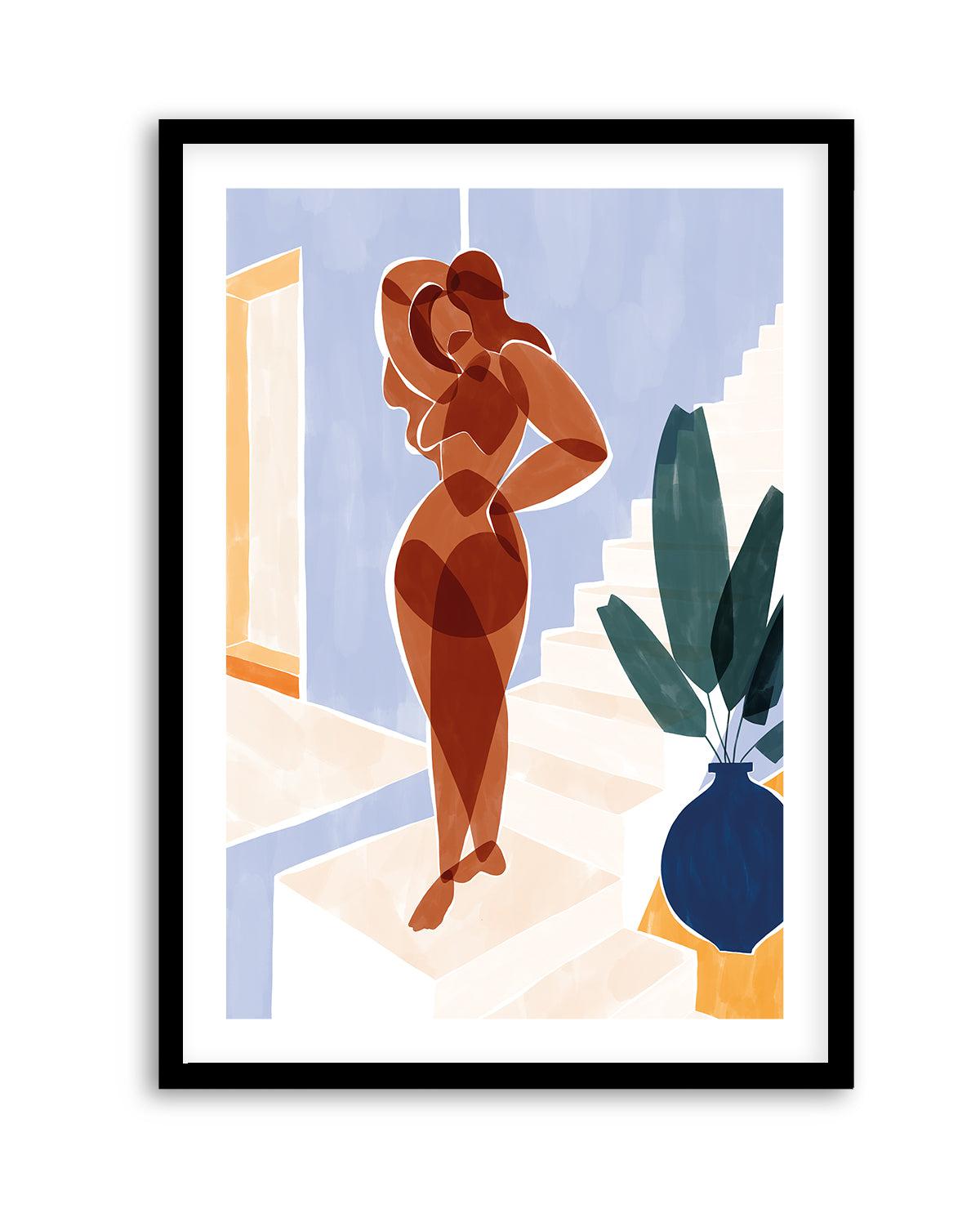 Terracotta Woman By Ivy Green Illustration | Art Print