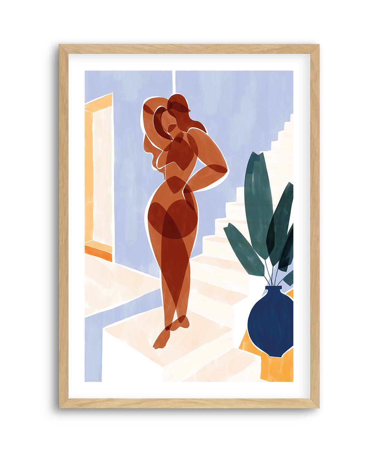 Terracotta Woman By Ivy Green Illustration | Art Print