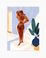 Terracotta Woman By Ivy Green Illustration | Art Print