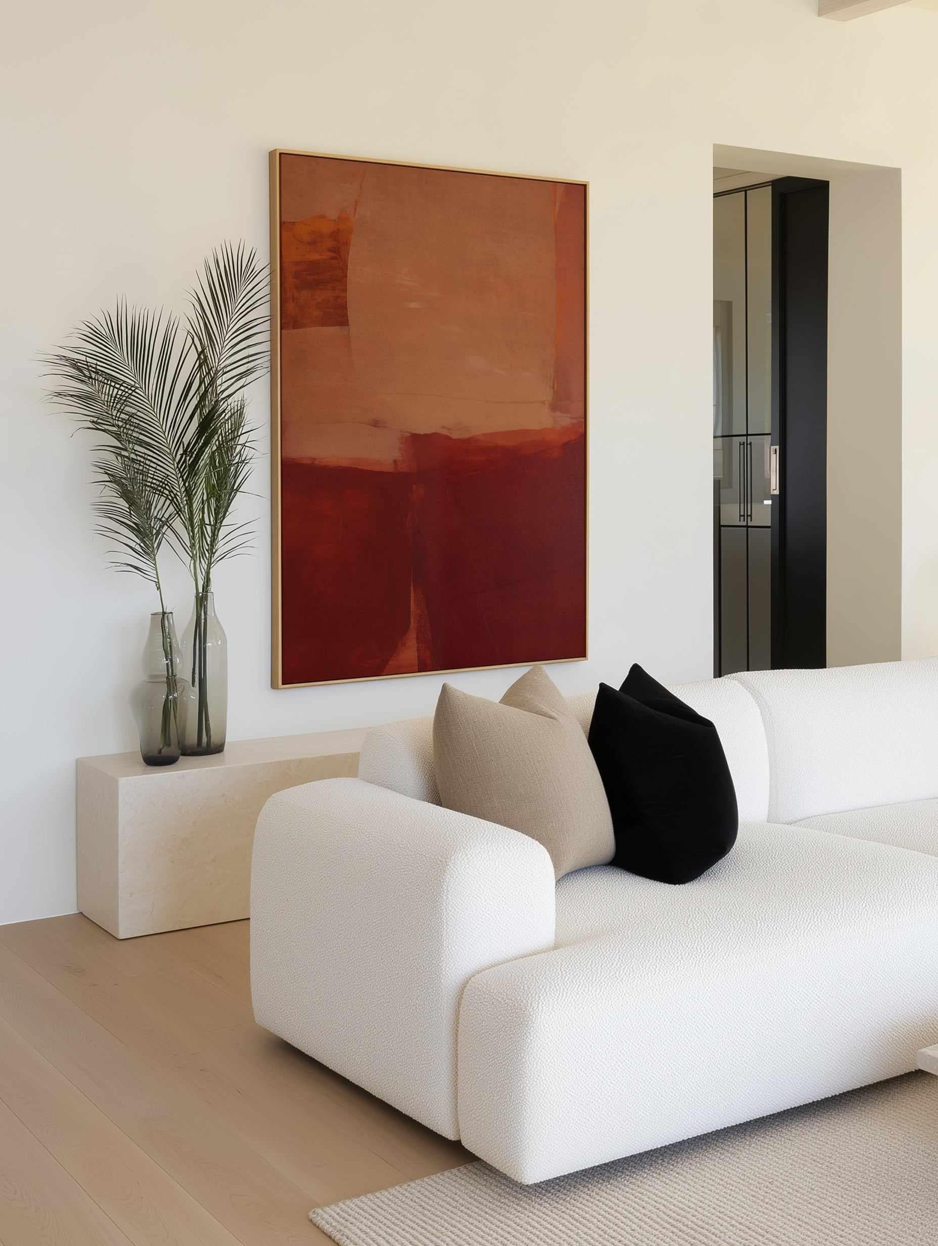 Terrana II | Framed Canvas Art Print from Olive et Oriel where you can shop wallpaper and artworks online