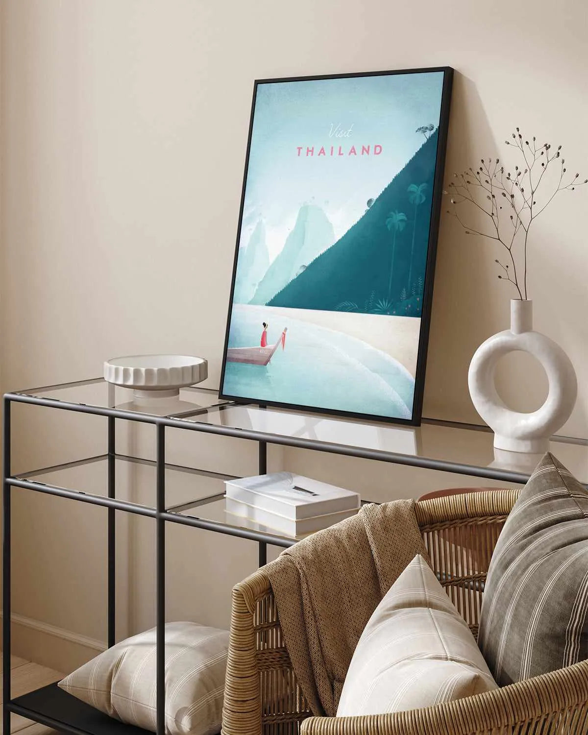 Thailand by Henry Rivers | Framed Canvas Art Print from Olive et Oriel where you can shop wallpaper and artworks online