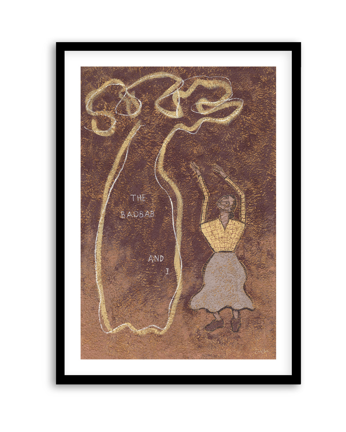 The Baobab and I by Julie Celina | Art Print from Olive et Oriel where you can shop wallpaper and artworks online