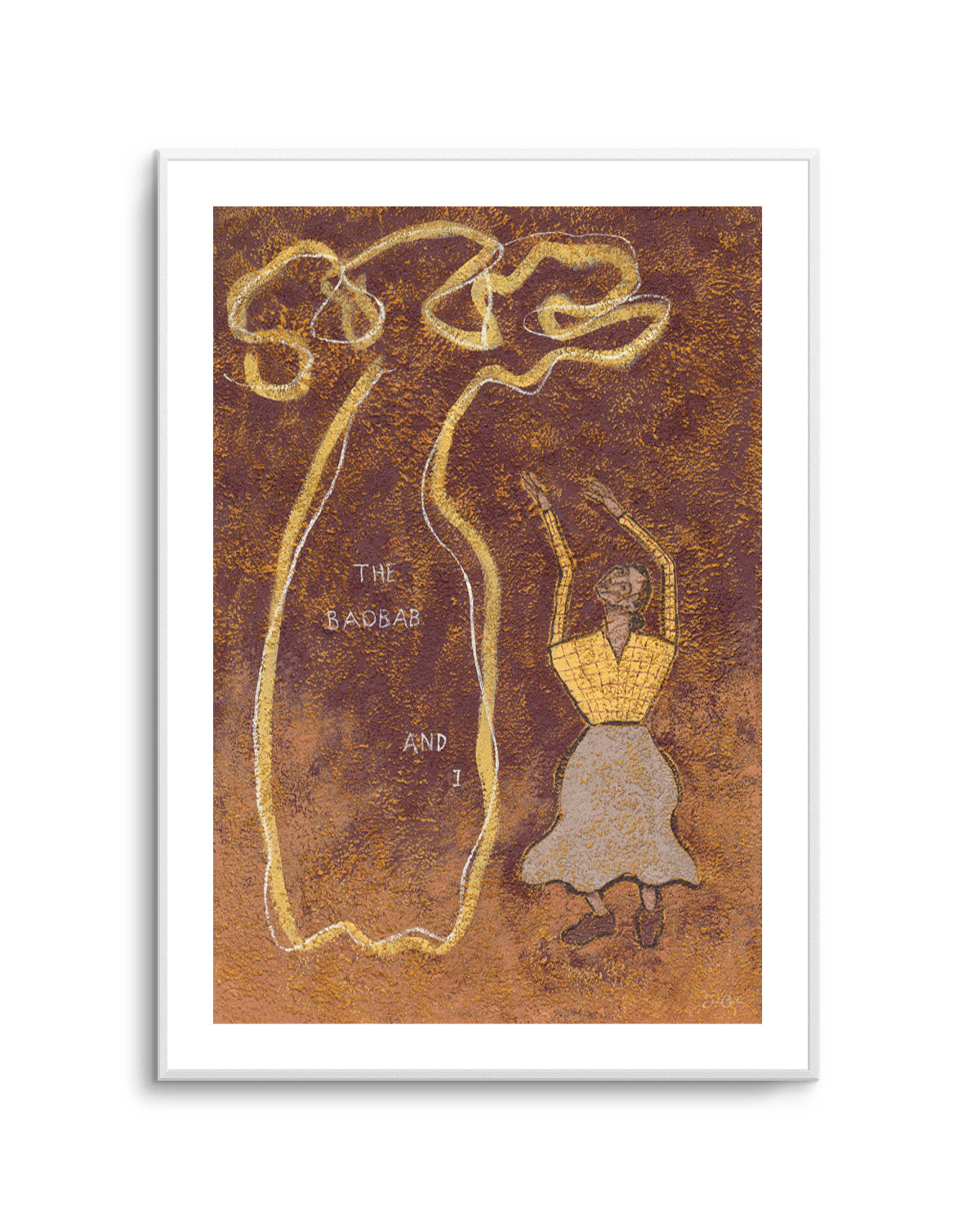 The Baobab and I by Julie Celina | Art Print from Olive et Oriel where you can shop wallpaper and artworks online