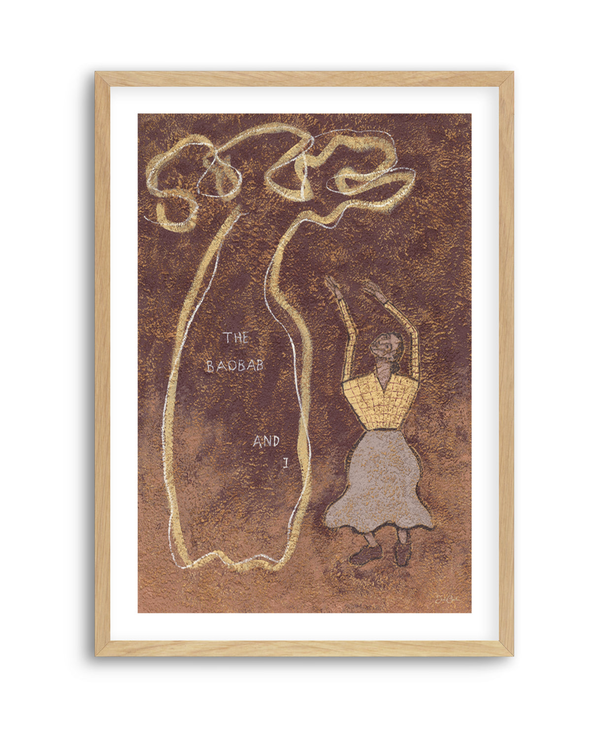 The Baobab and I by Julie Celina | Art Print from Olive et Oriel where you can shop wallpaper and artworks online