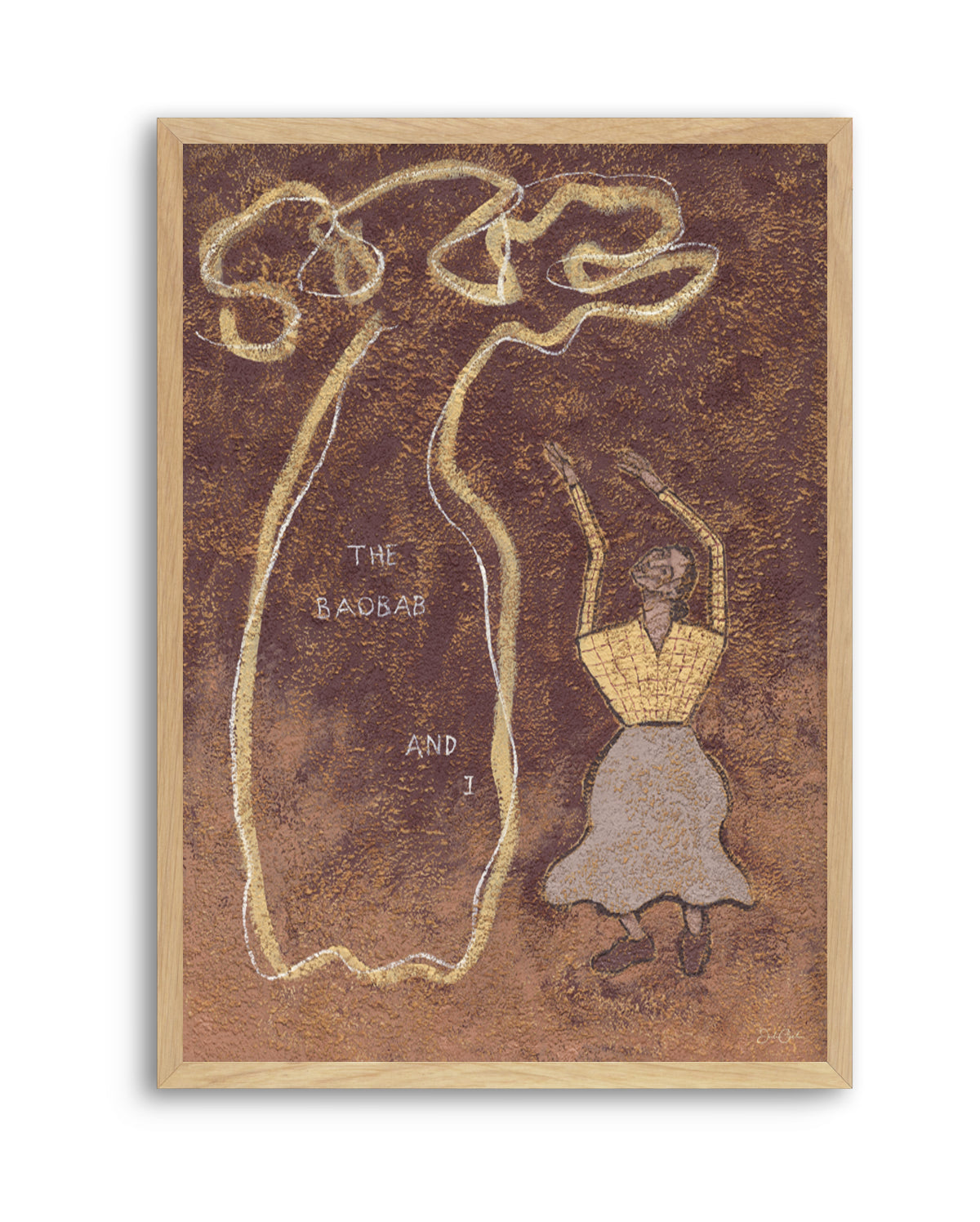 The Baobab and I by Julie Celina | Art Print from Olive et Oriel where you can shop wallpaper and artworks online