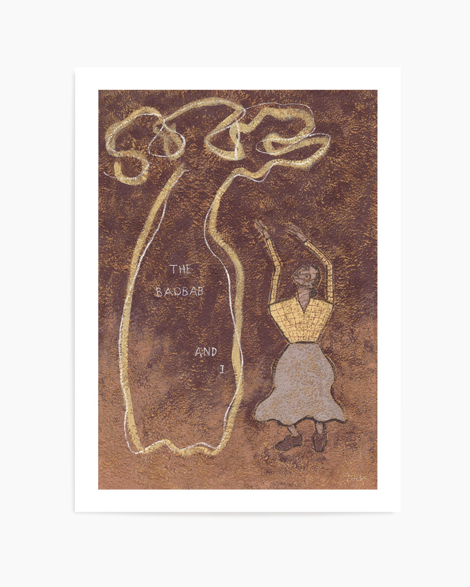 The Baobab and I by Julie Celina | Art Print from Olive et Oriel where you can shop wallpaper and artworks online