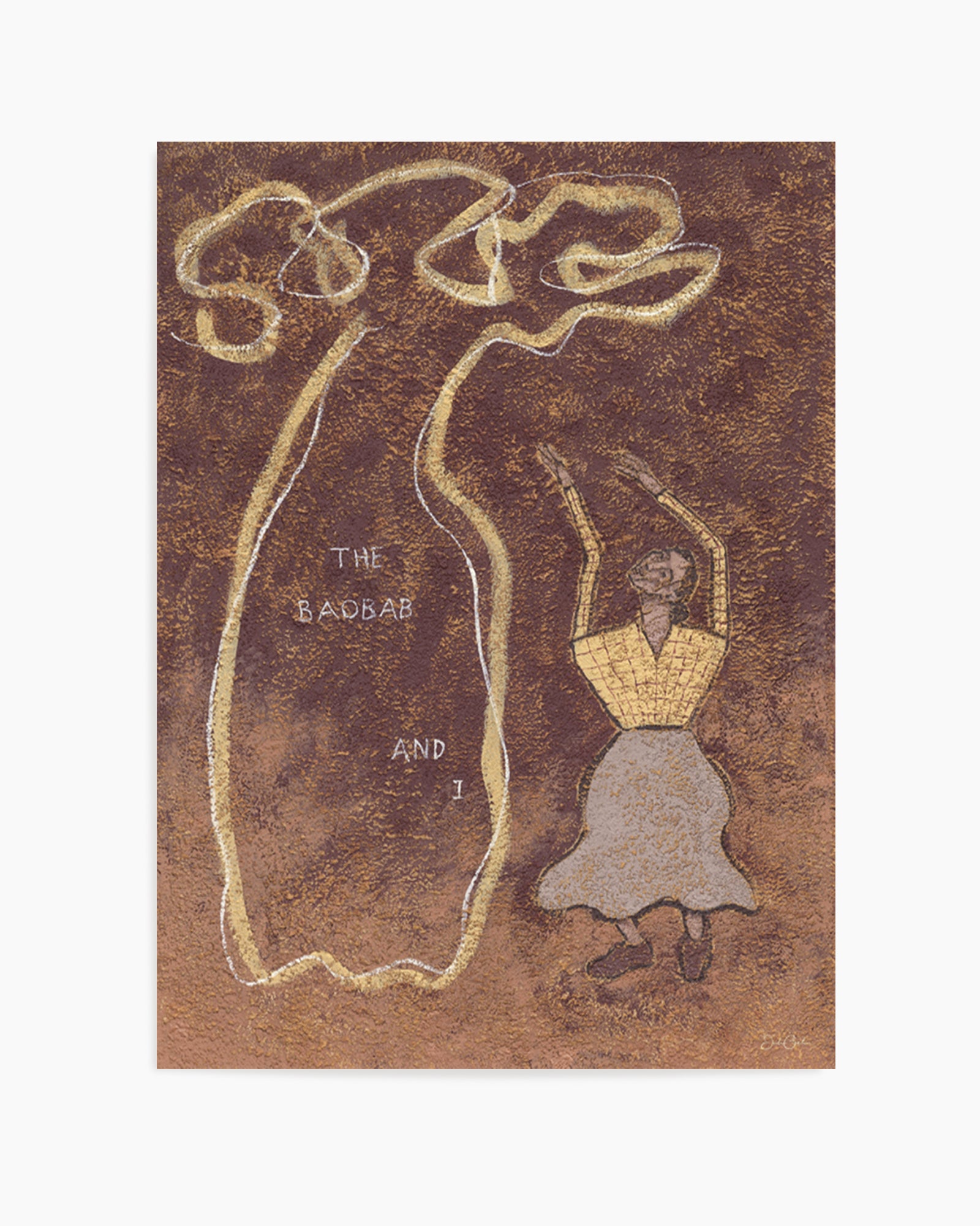 The Baobab and I by Julie Celina | Art Print from Olive et Oriel where you can shop wallpaper and artworks online