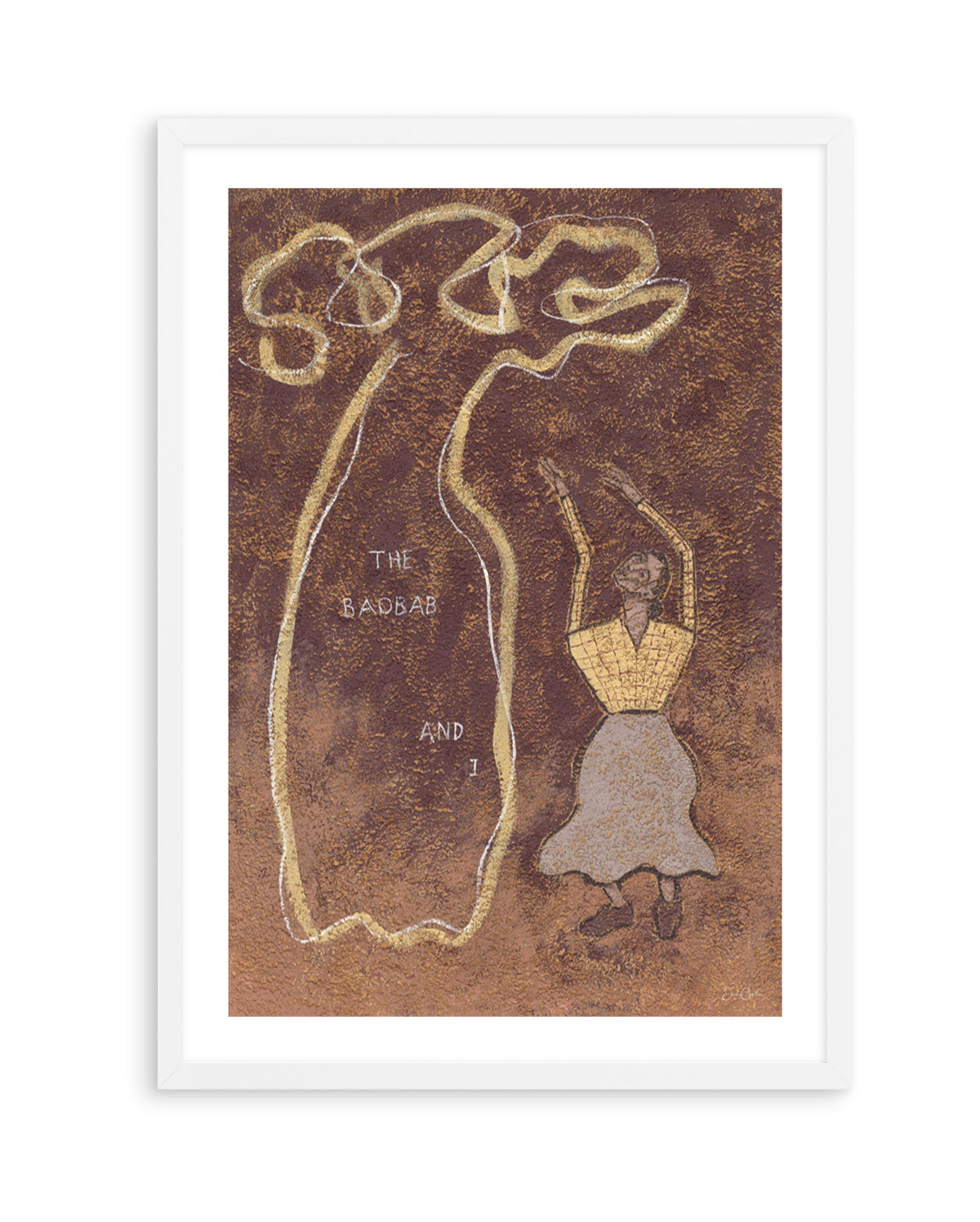 The Baobab and I by Julie Celina | Art Print from Olive et Oriel where you can shop wallpaper and artworks online