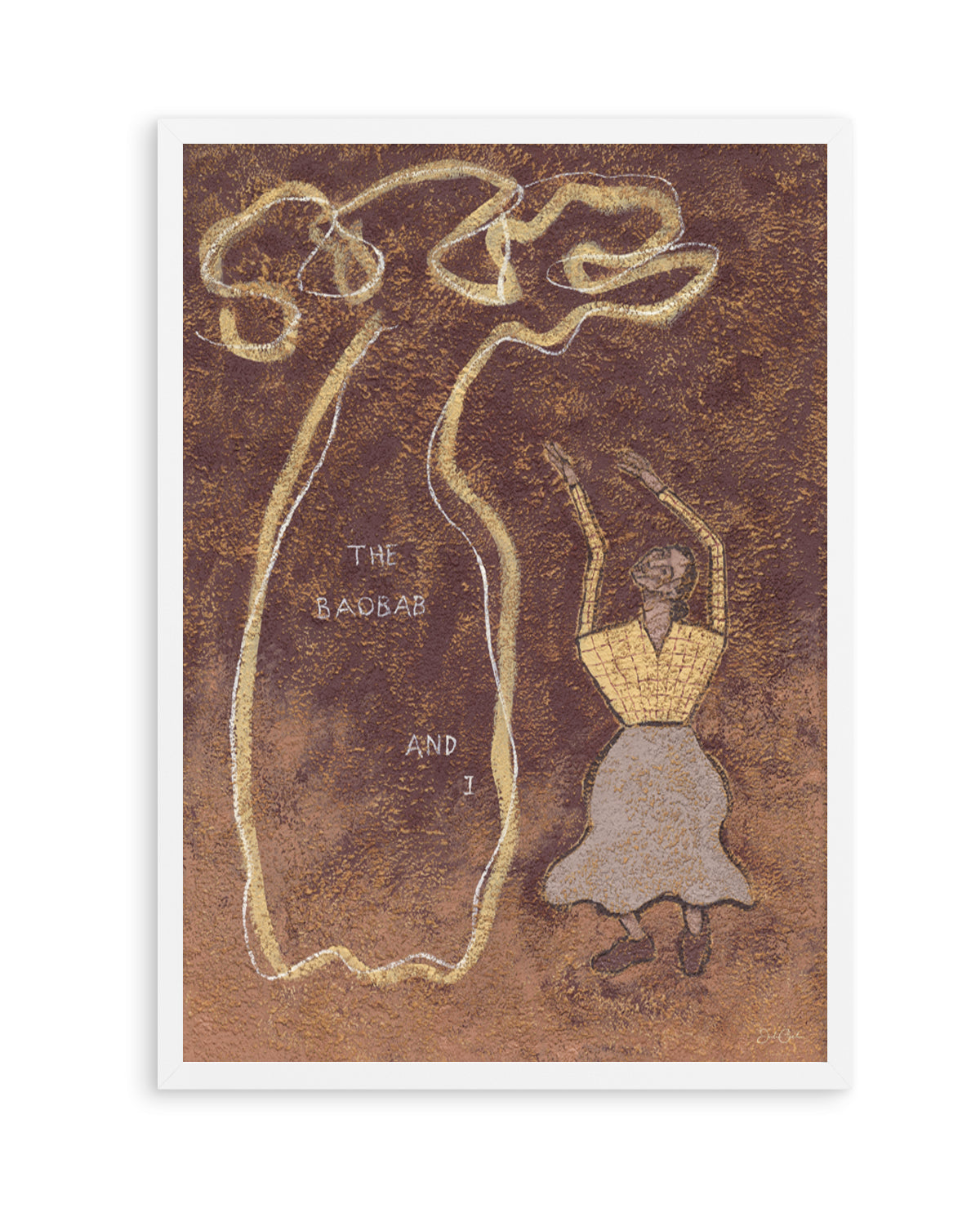 The Baobab and I by Julie Celina | Art Print from Olive et Oriel where you can shop wallpaper and artworks online