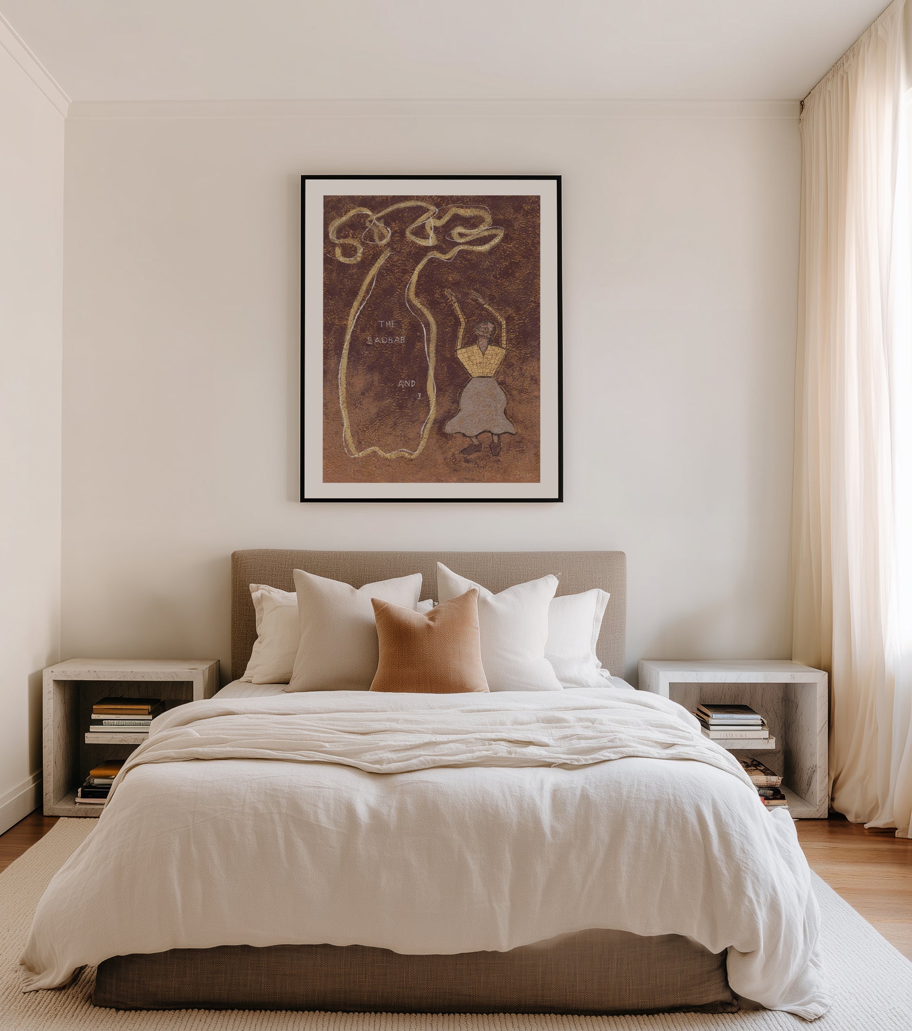 The Baobab and I by Julie Celina | Art Print from Olive et Oriel where you can shop wallpaper and artworks online