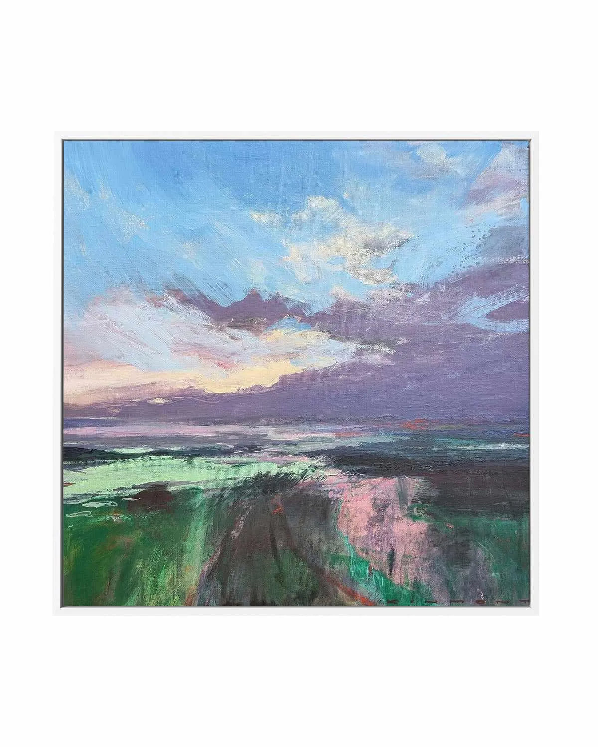 The Beauty Of The Morning by Andrew Kinmont | Framed Canvas Art Print from Olive et Oriel where you can shop wallpaper and artworks online