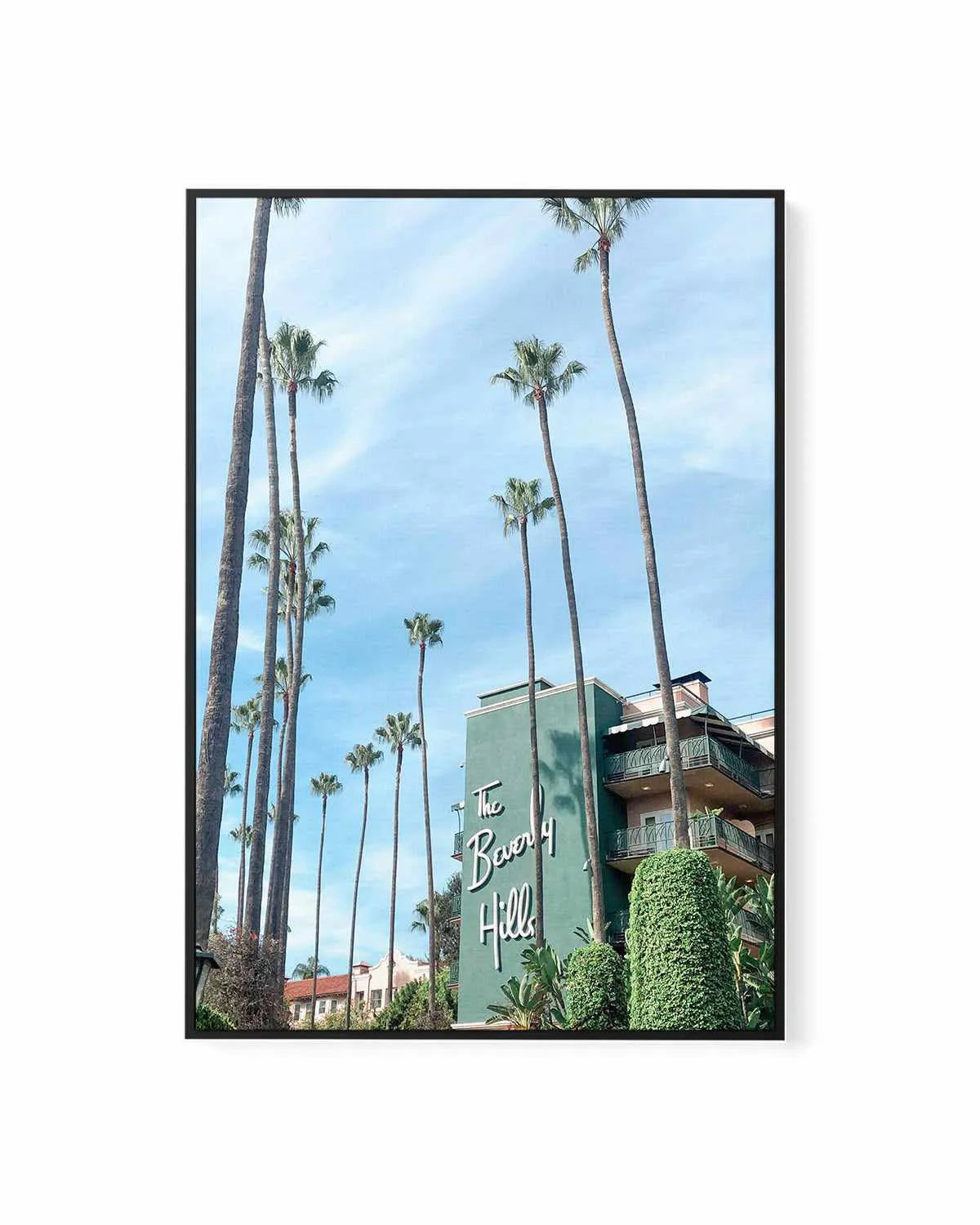 The Beverly Hills by Sarah Aknan | Framed Canvas Art Print from Olive et Oriel where you can shop wallpaper and artworks online