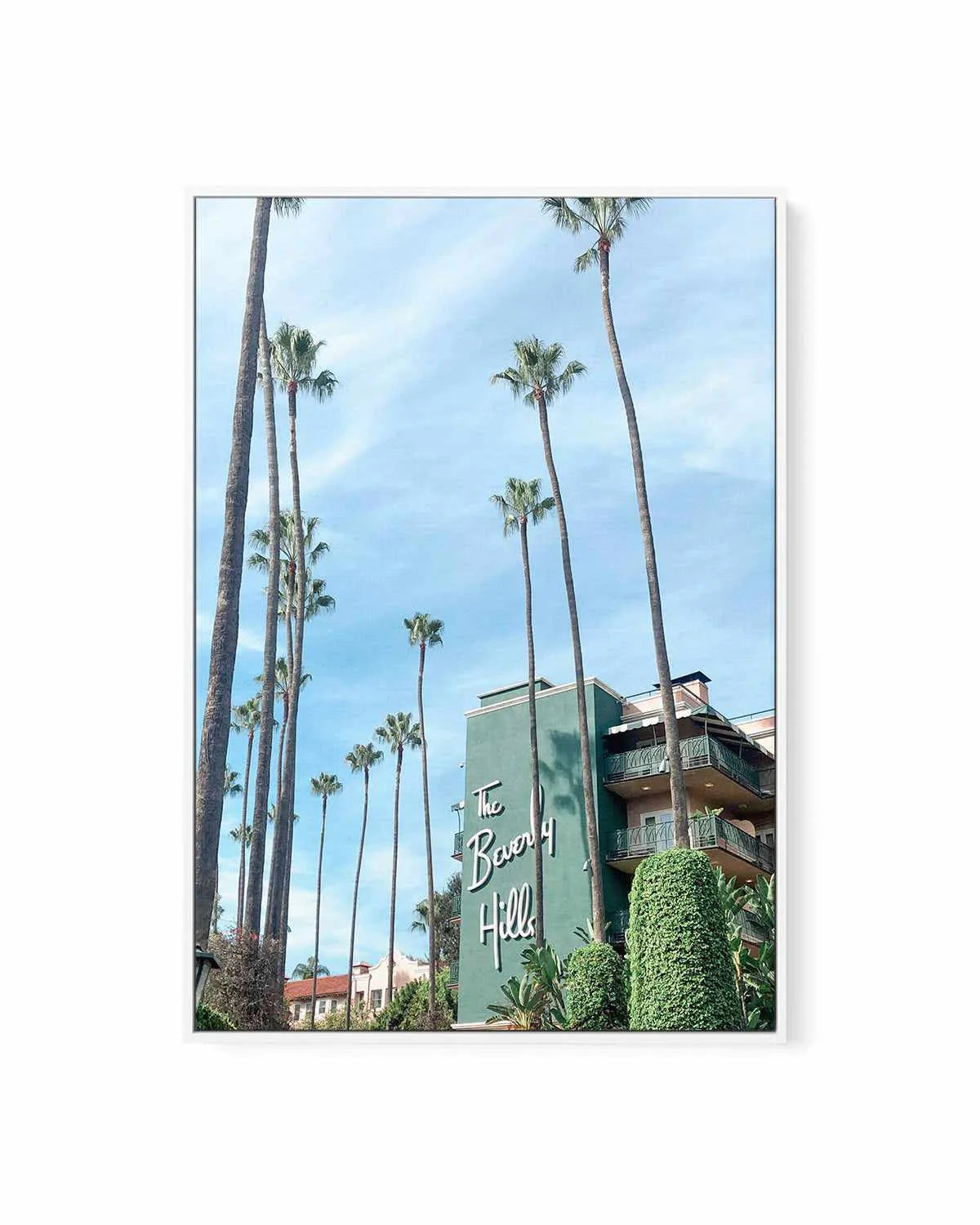 The Beverly Hills by Sarah Aknan | Framed Canvas Art Print from Olive et Oriel where you can shop wallpaper and artworks online