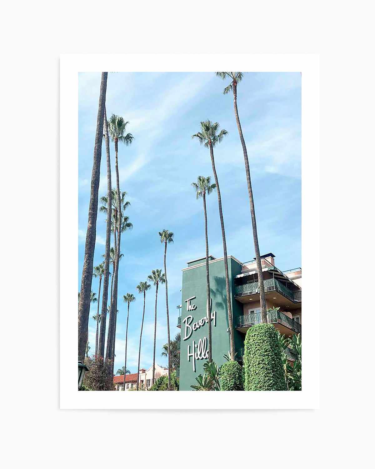 The Beverly Hills by Sarah Aknan Art Print