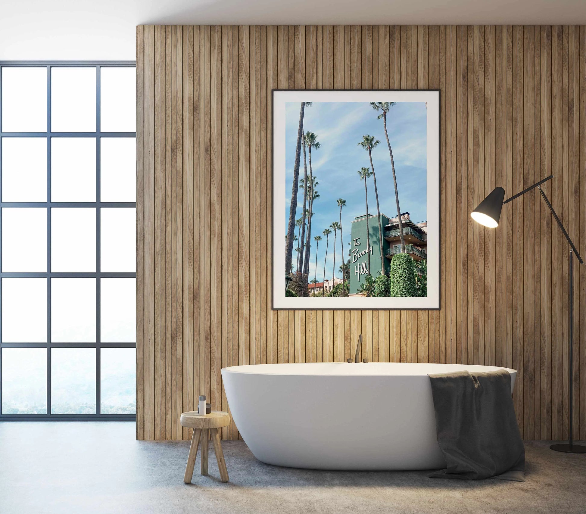 The Beverly Hills by Sarah Aknan Art Print from Olive et Oriel where you can shop wallpaper and artworks online