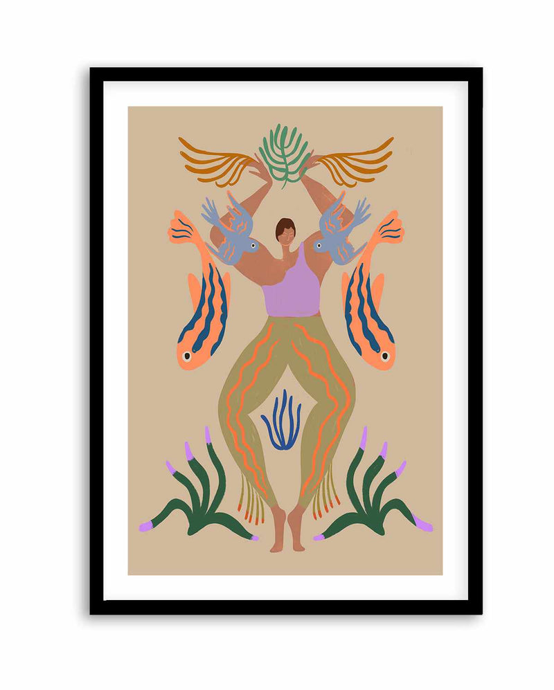 The Birds and Fish by Arty Guava | Art Print