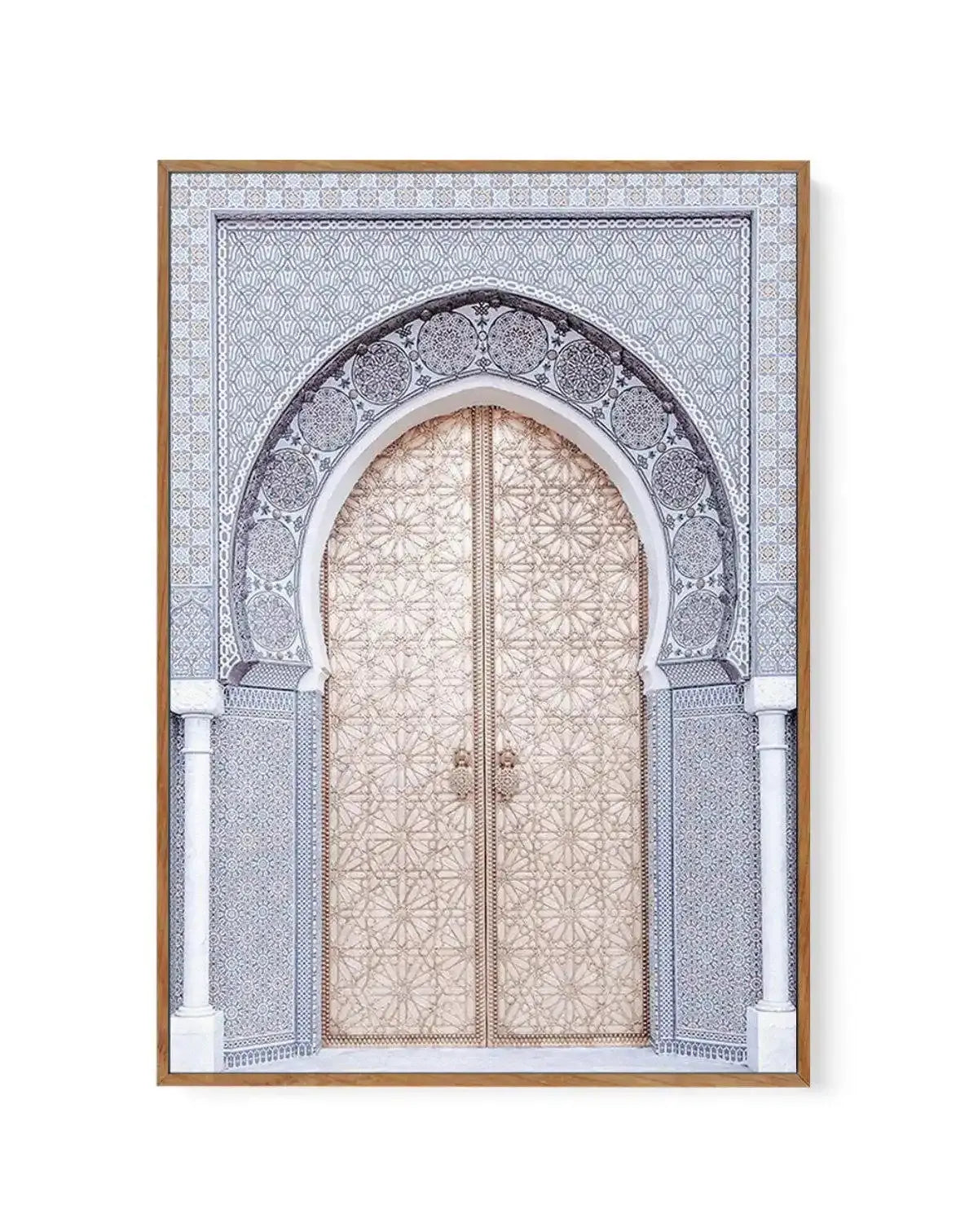 The Blue Arch | Morocco | Framed Canvas-Shop Australian Art Prints Online with Olive et Oriel - Our collection of Moroccan art prints offer unique wall art including moroccan arches and pink morocco doors of marrakech - this collection will add soft feminine colour to your walls and some may say bohemian style. These traditional morocco landscape photography includes desert scenes of palm trees and camel art prints - there is art on canvas and extra large wall art with fast, free shipping across